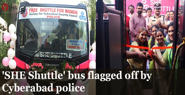 Y This News.com - A “#SHEShuttle” bus connecting Madhapur... | Facebook