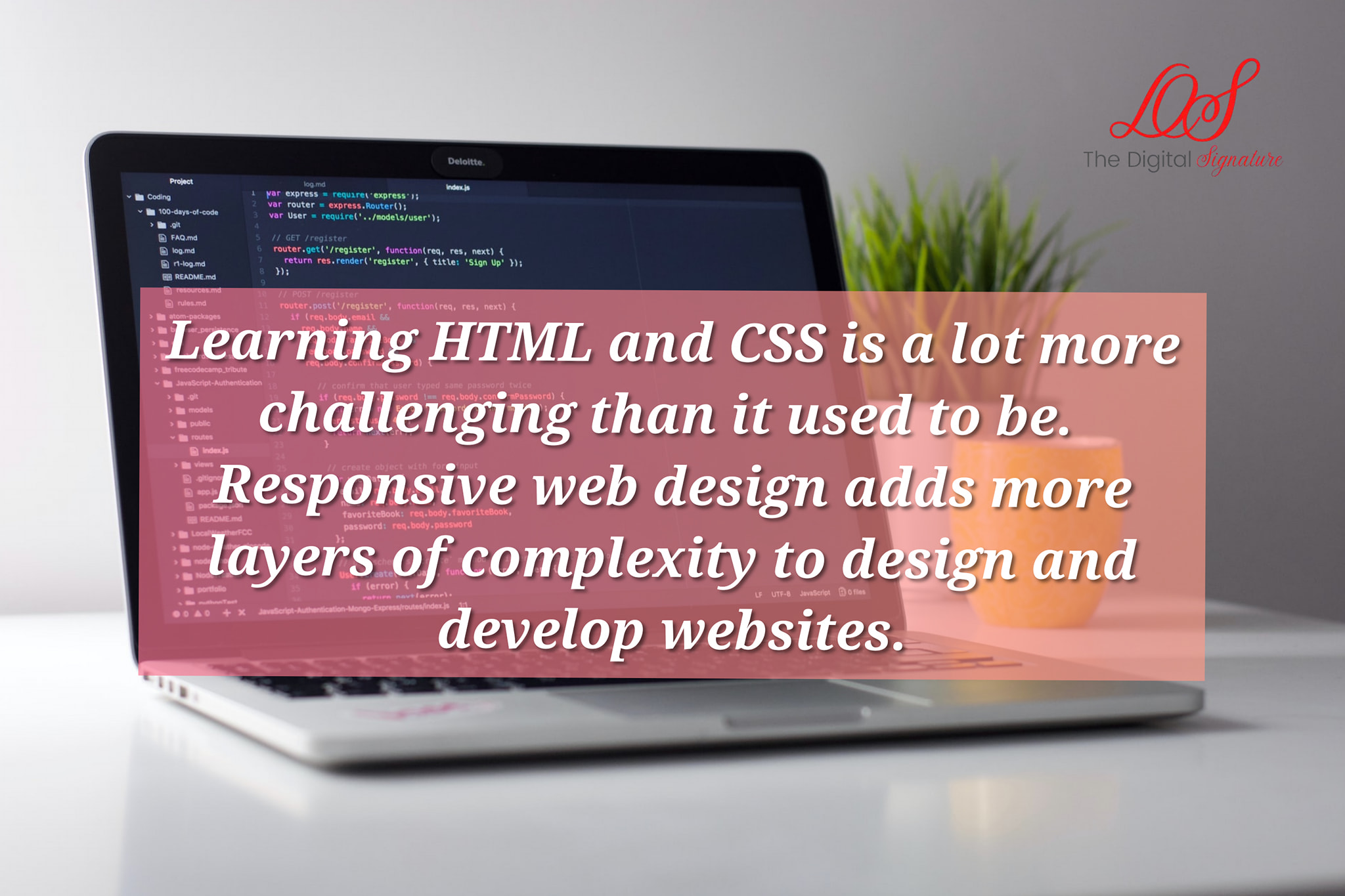 Learning HTML and CSS is a lot... - The Digital Signature