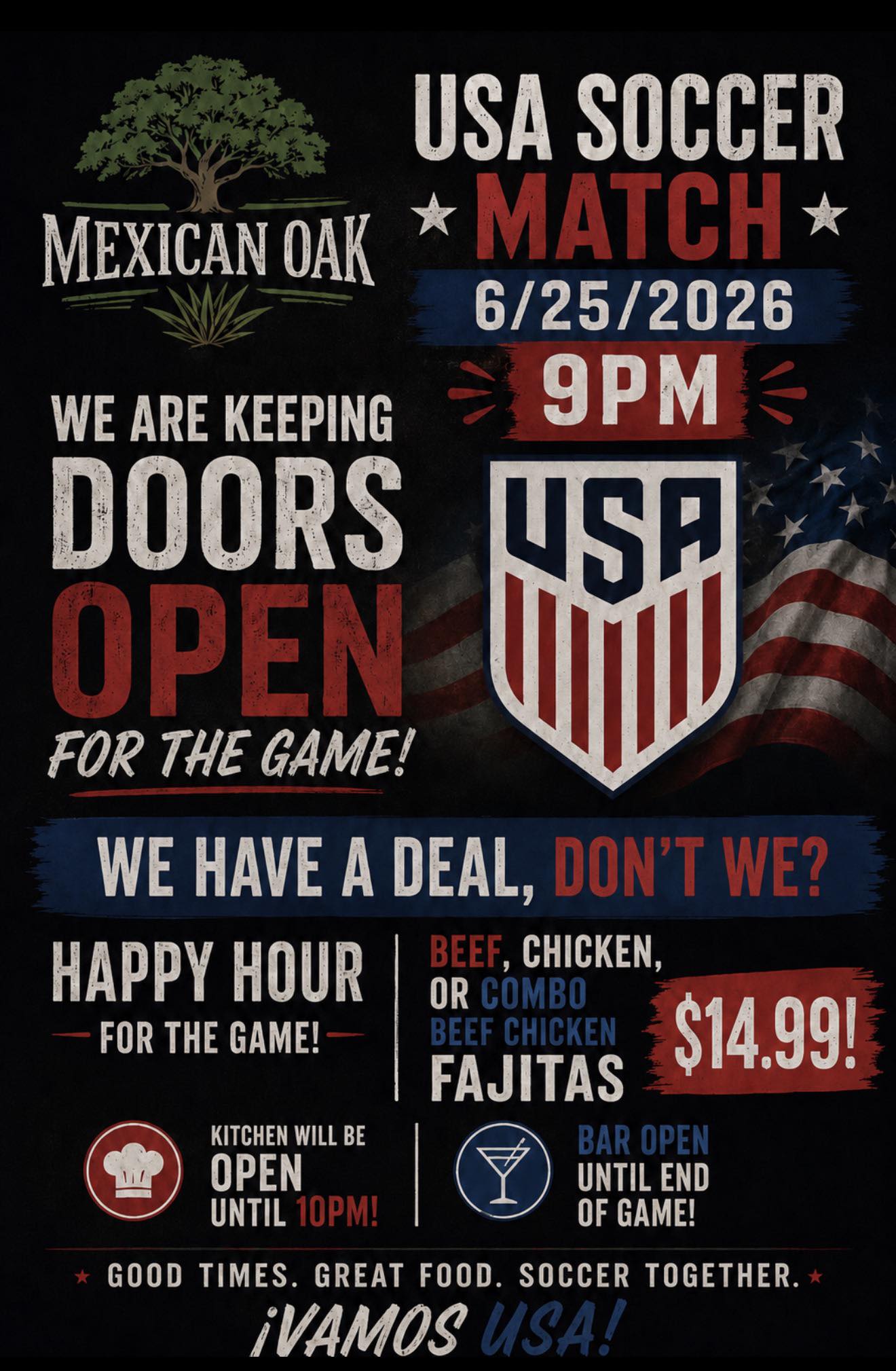 Mexico vs South Korea game night at Whiskero in Brownsville