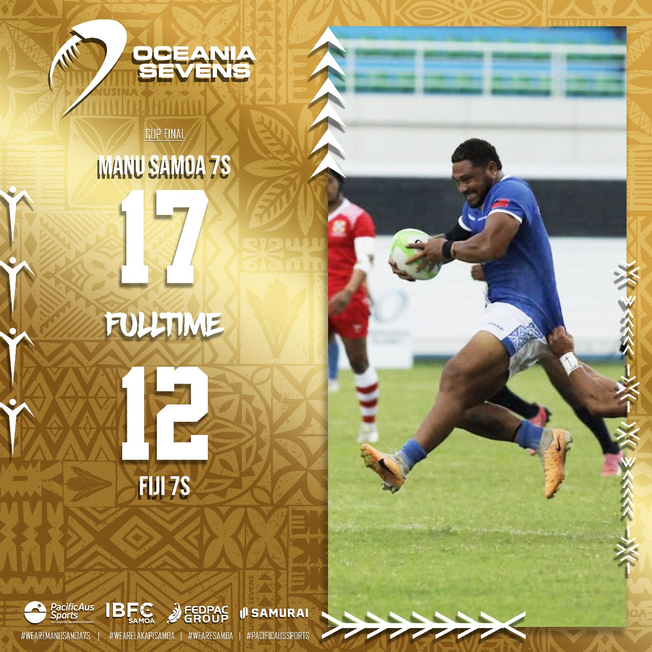 Manu - #Oceania7s Viia le Alii. Fa'afetai Samoa mo lau tapuaiga. # ...