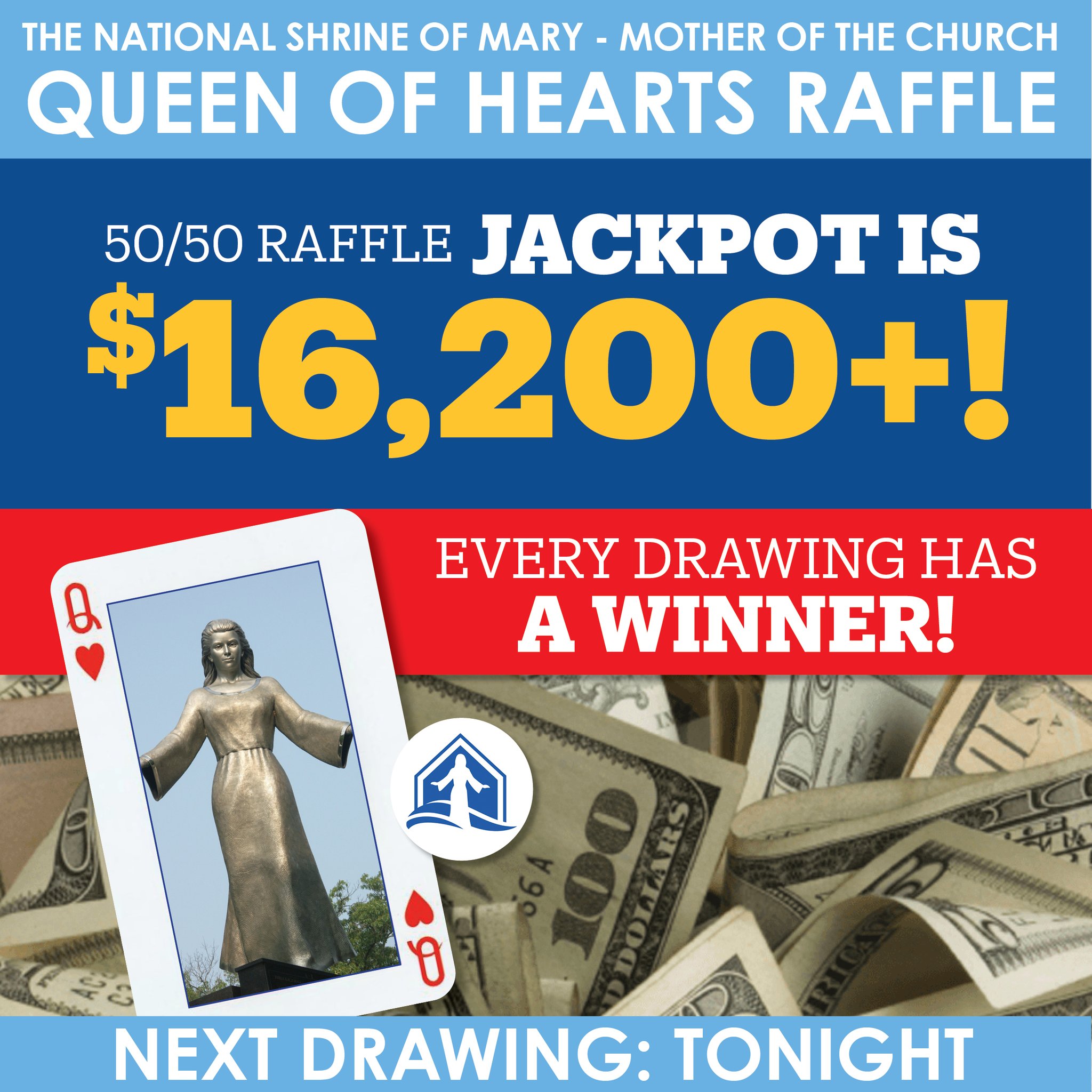 Shrine of Mary Queen of Hearts Raffle - Our Queen of Hearts drawing is ...