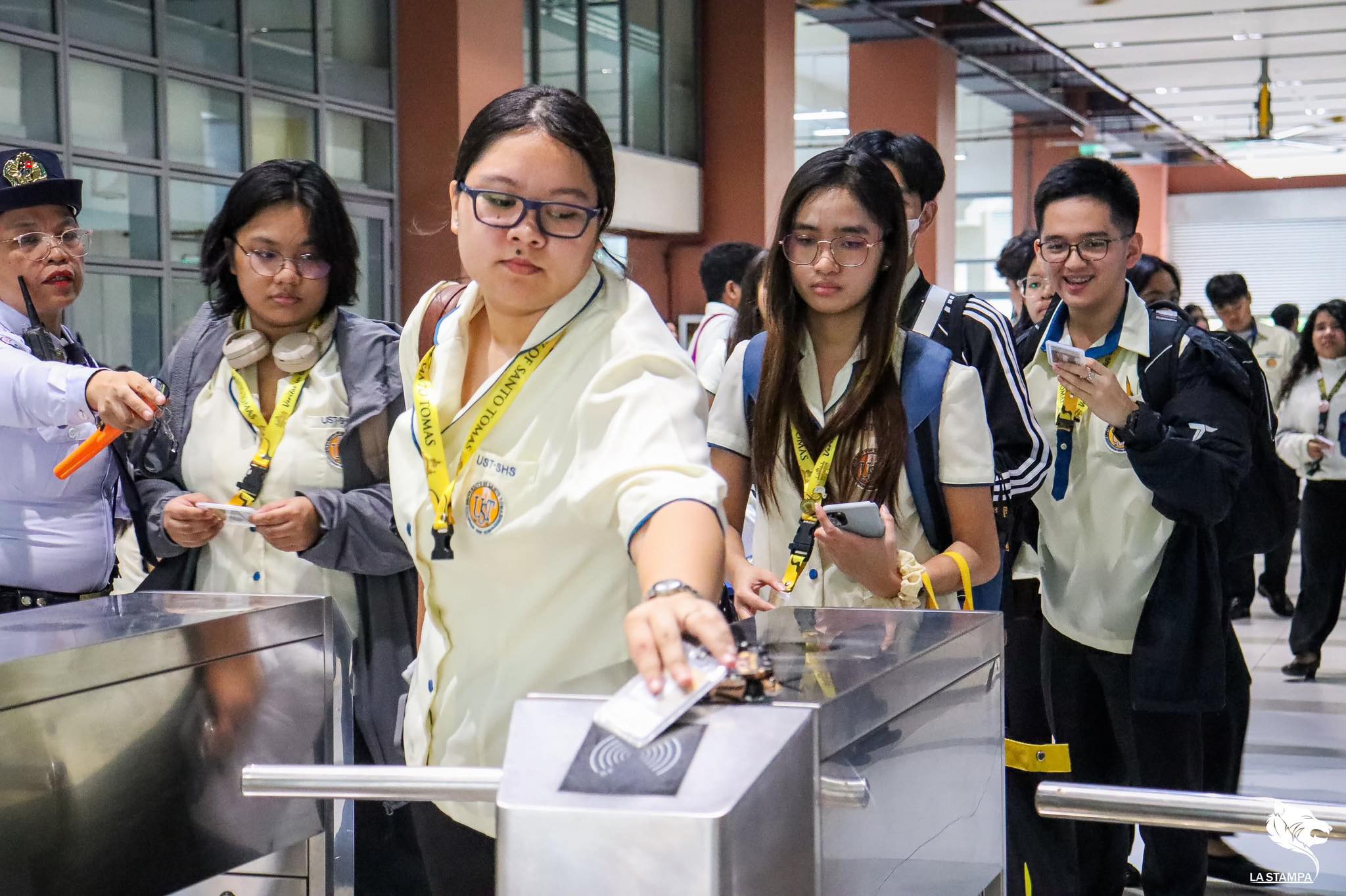 UST - LOOK: UST SHS students exit the St. Pier Giorgio Frassati ...