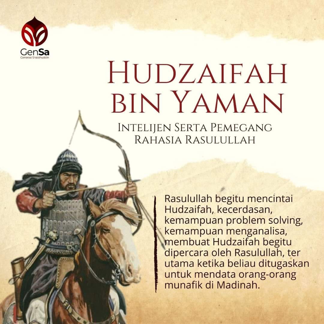 Studi - Intelijen Serta Pemegang Rahasia Rasulullah; Hudzaifah Ibnu ...