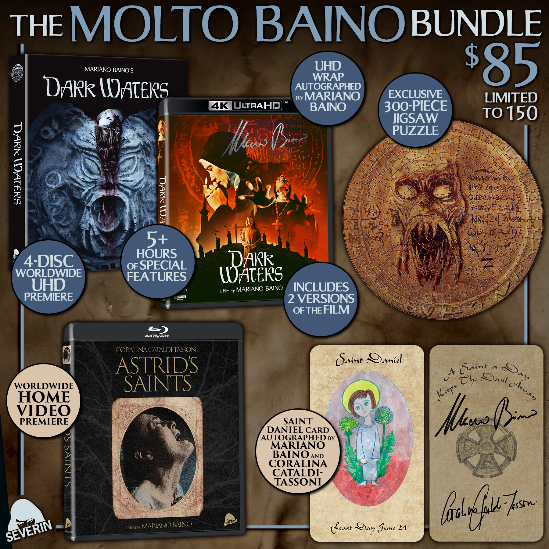 THE MOLTO BAINO BUNDLE Bundle Contents: • Dark Waters [4-Disc 4K