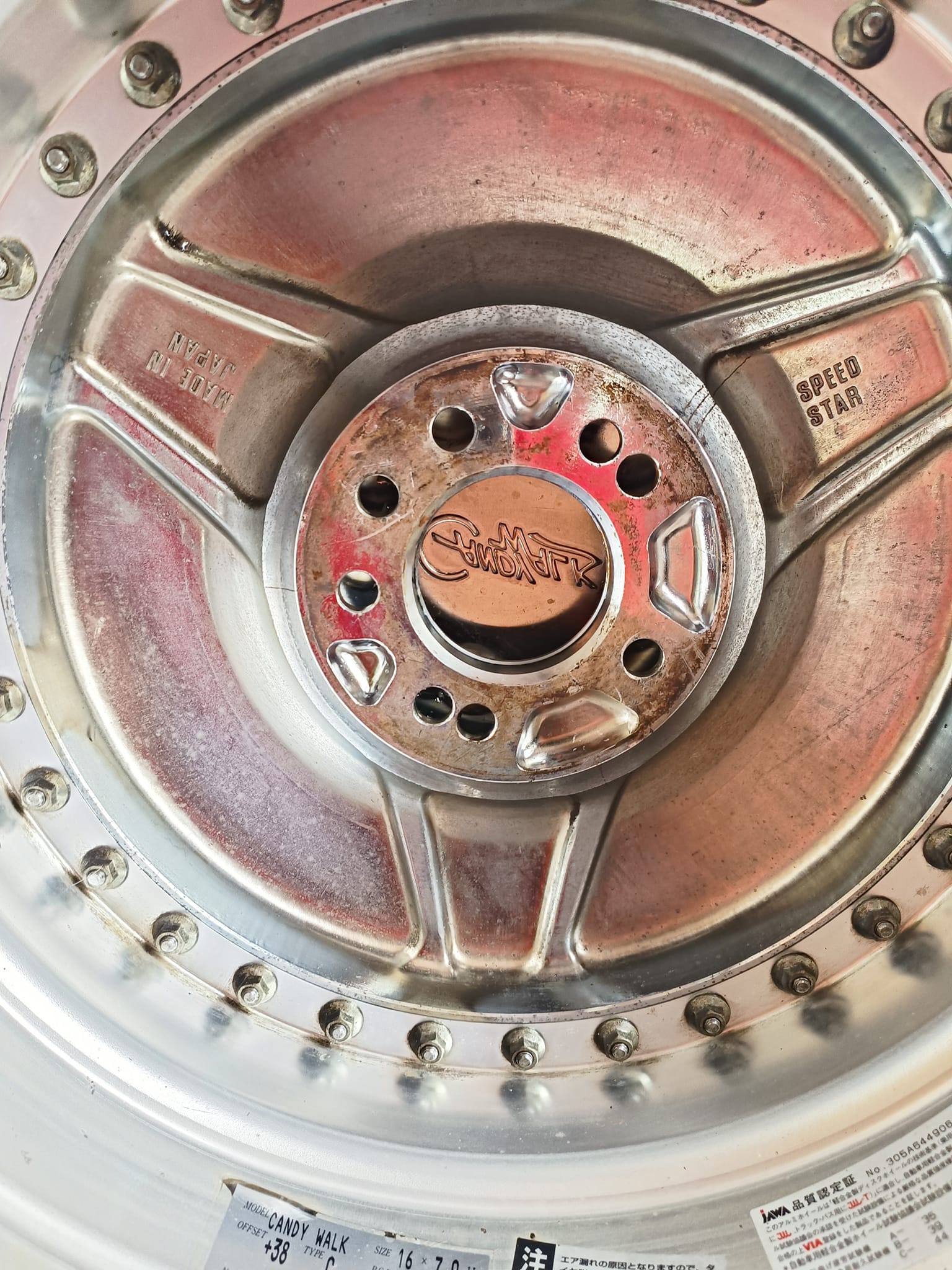 WTS ORIGINAL SSR Candy Walk 16” set available! 16x7 +38 square set