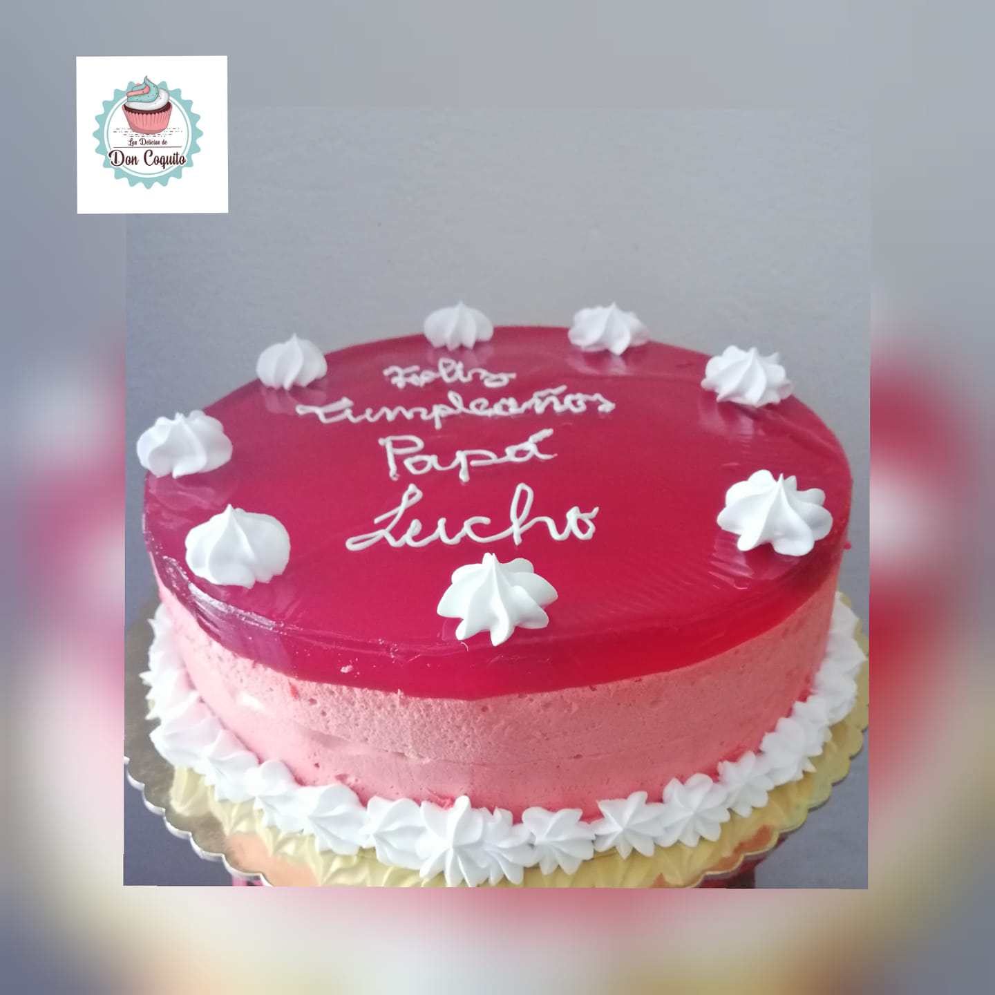 🧁😋 Torta helada de fresa 💕... - Las Delicias De Don Coquito