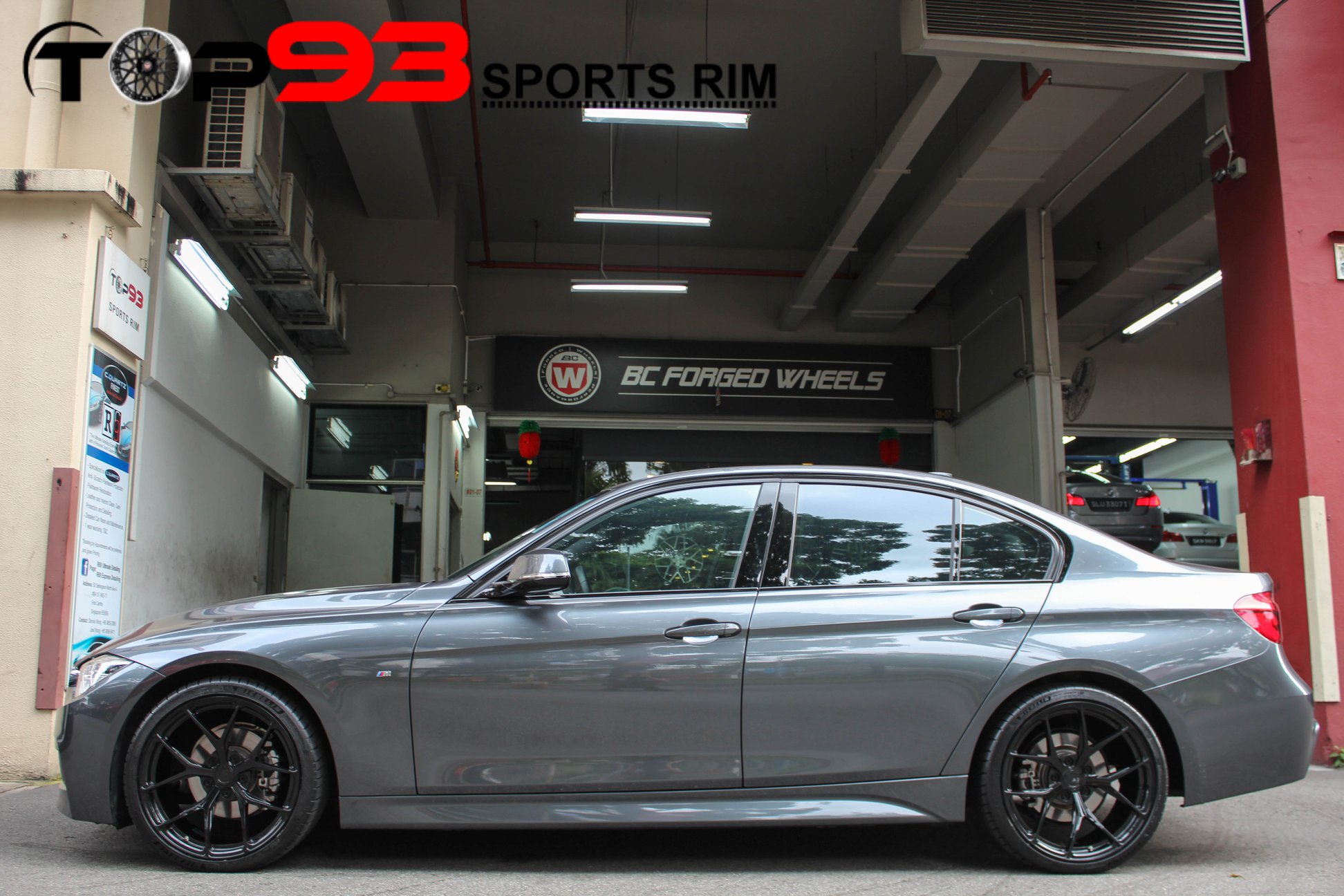 Top93 - Side view of the BC Forged Wheels RZ21 Finished in Glossy 