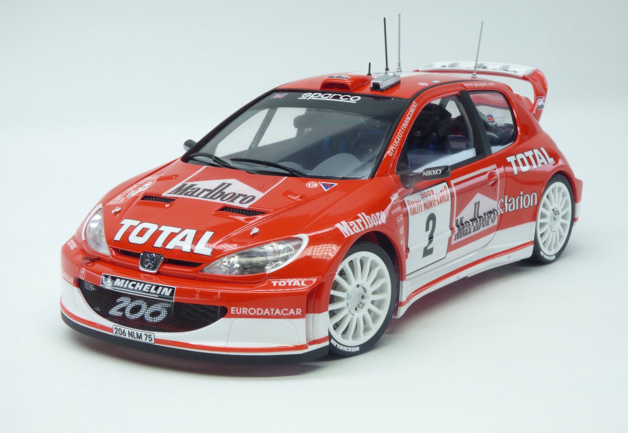 2003 プジョー　206 WRC AUTOart