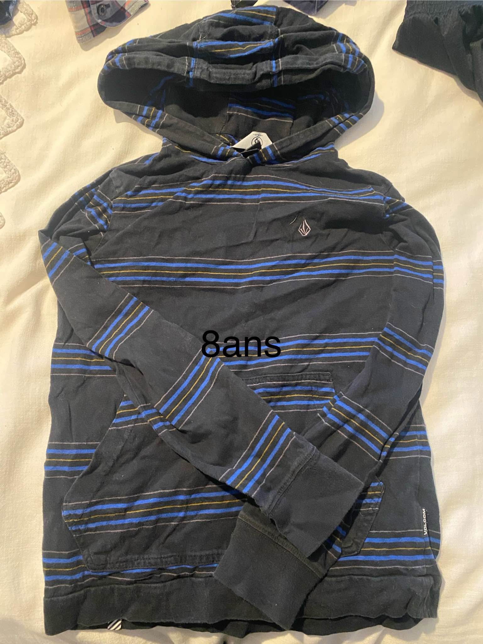 Lot De Vêtements Pour Fille 8 Ans - Pulls Multicolores, Occasion En Très Bon état
