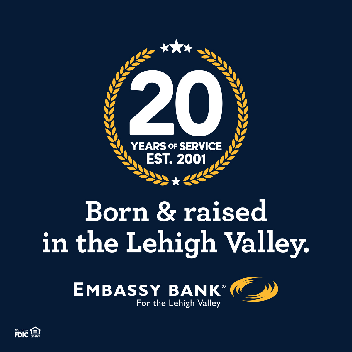 Embassy Bank For the Lehigh Valley - Today we celebrate 20 years of ...