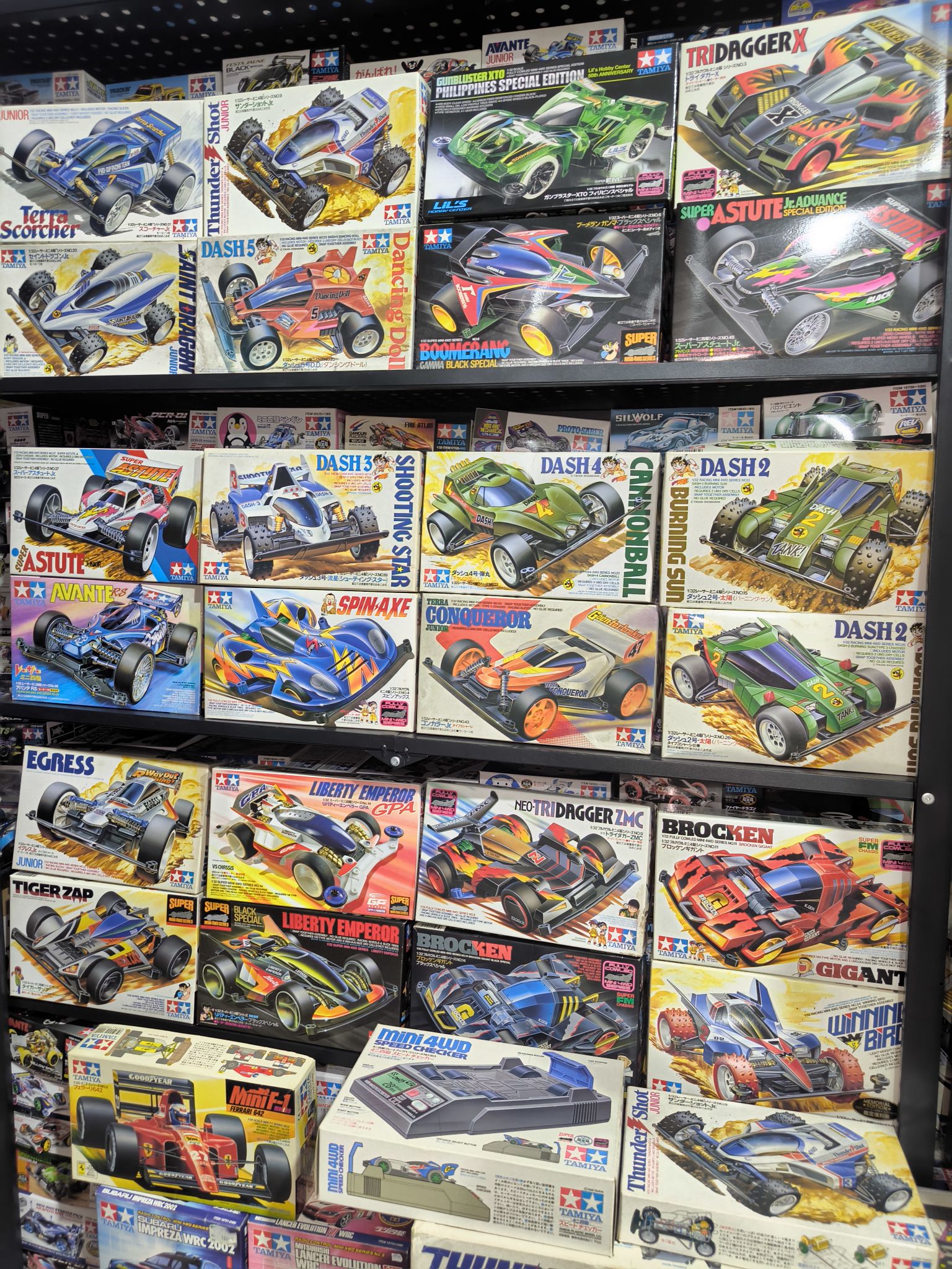 Vintage Tamiya Mini 4WD Kits and Parts for Sale | Kuching