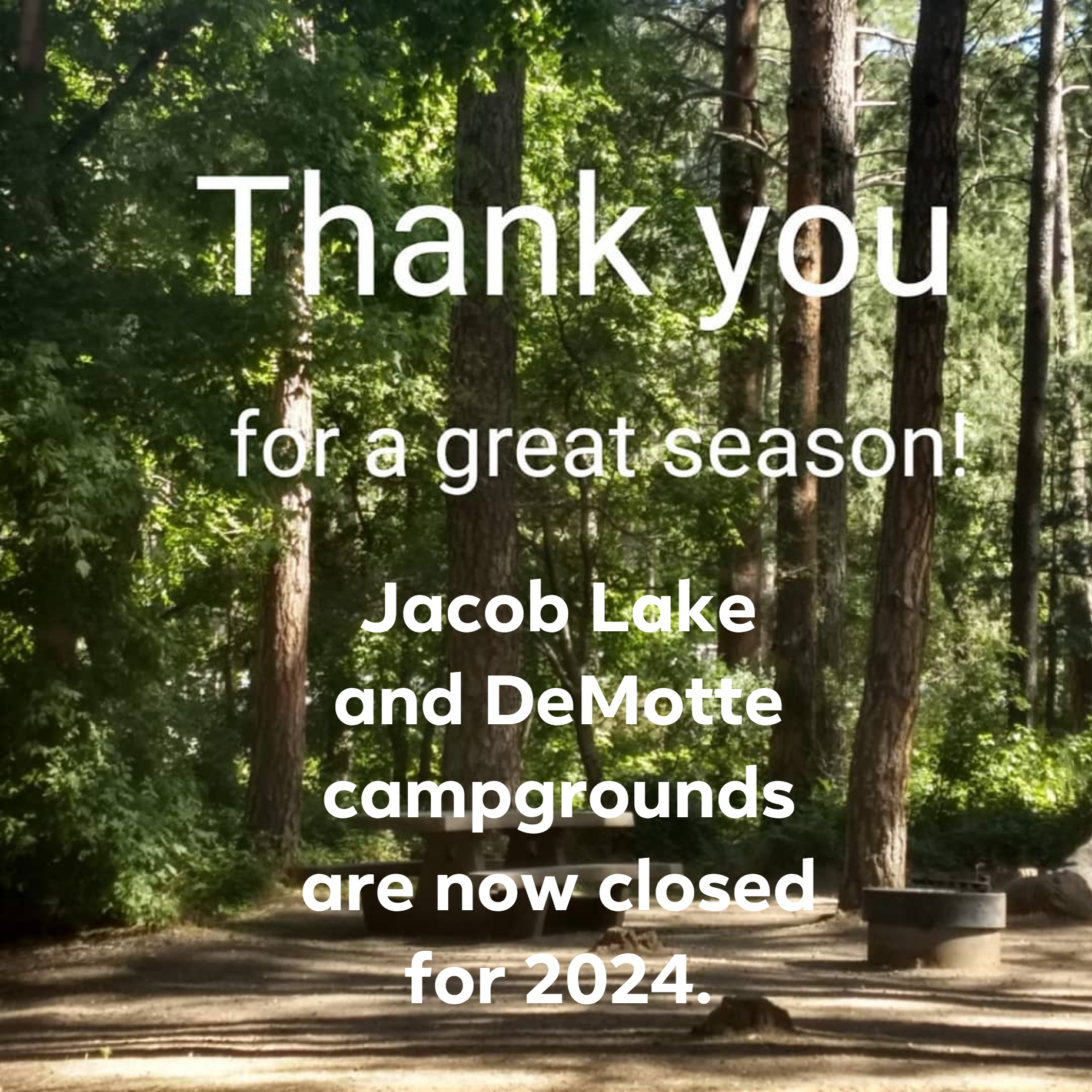 Jacob Lake & DeMotte Campgrounds | Jacob Lake AZ