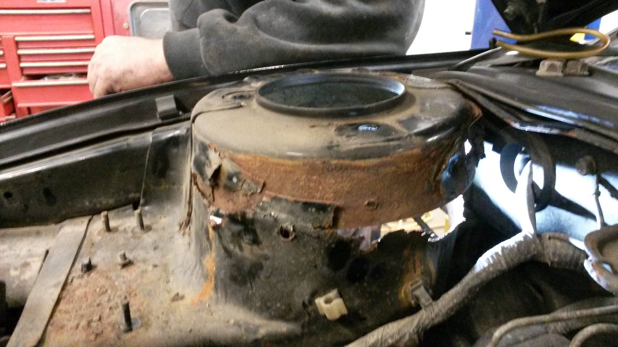 Severe rust repair on a Mitsubishi... - Skunkworx Fabrication