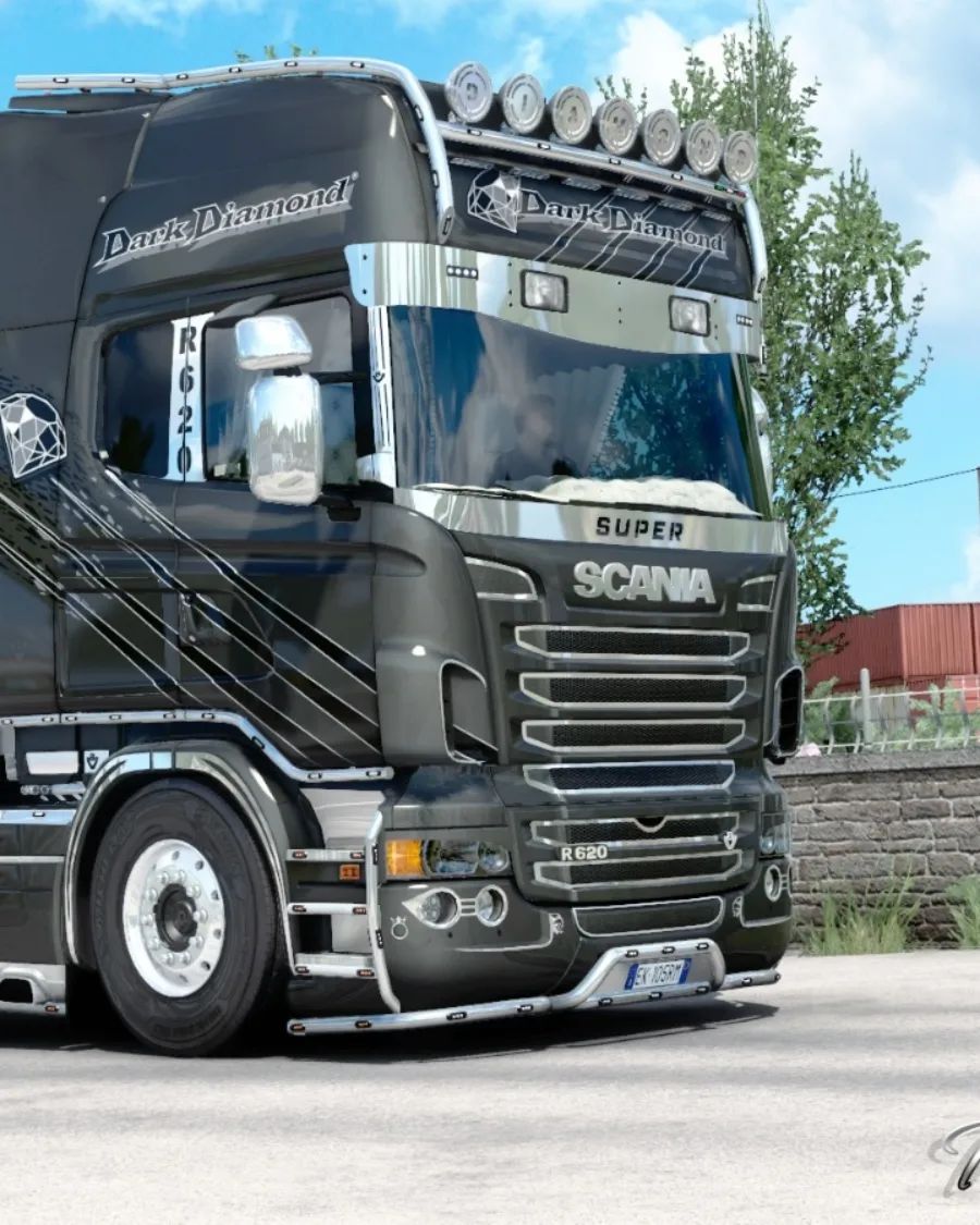R620 Dark Diamond #r620v8... - Truck Custom ETS2 Mods
