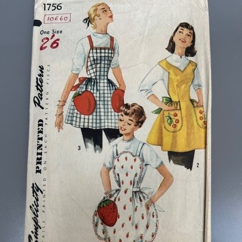 Vintage apron patterns from 1960s bring back memories
