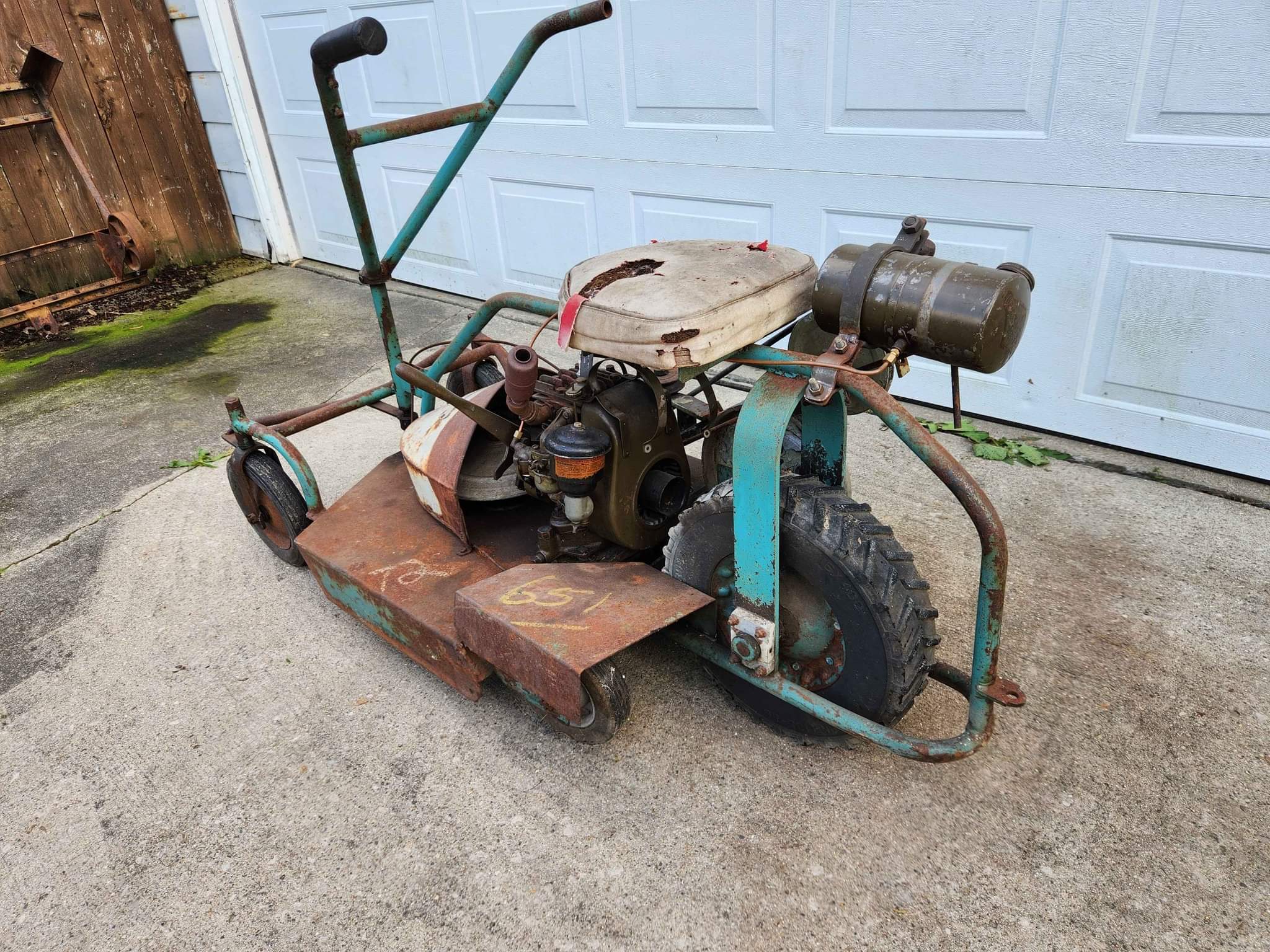Fairbanks Morse Co 1940's-50's riding mower Root Manufacturing Co INC ...