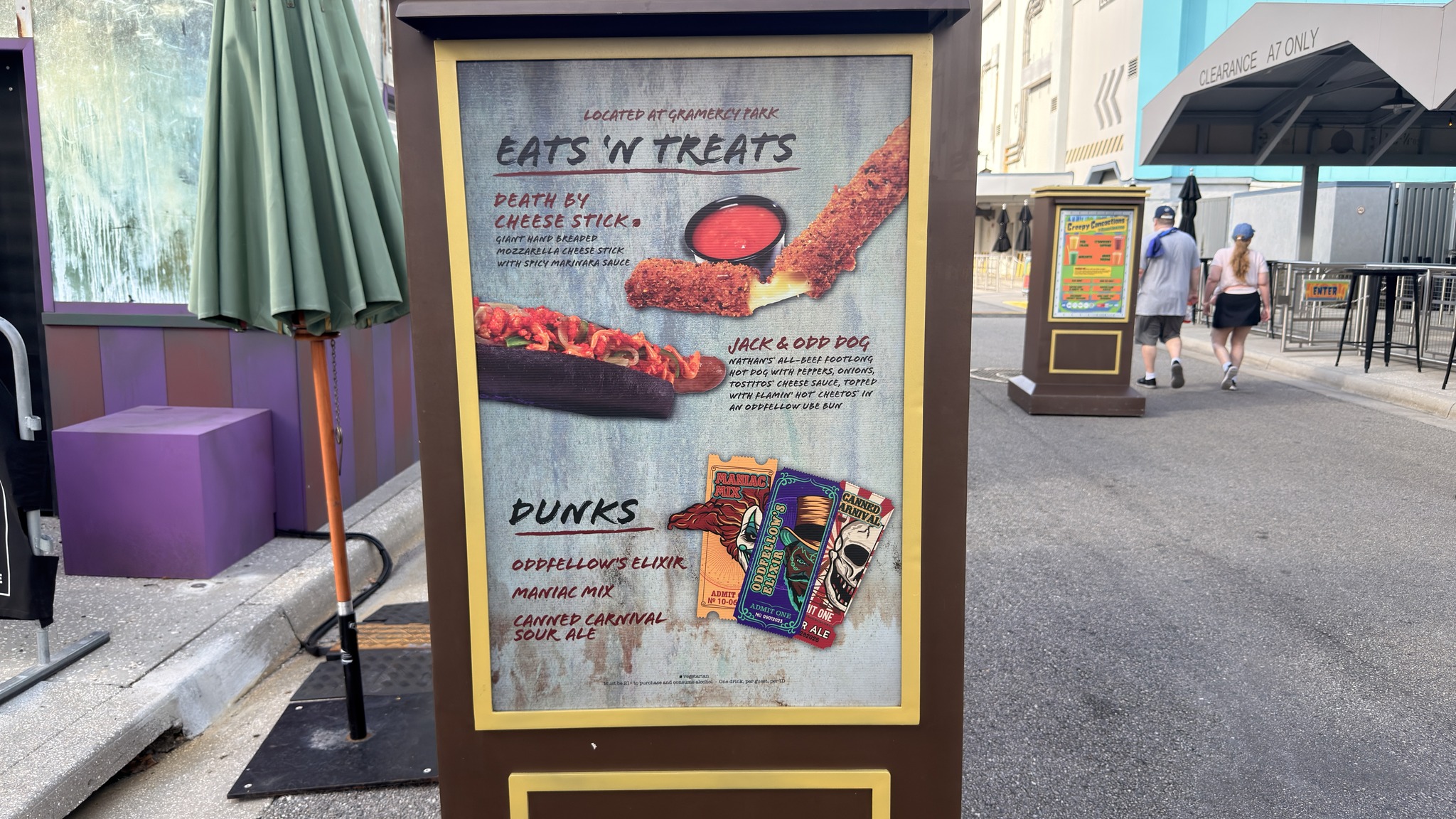🎃 The HHN 35 food booth menus are going up around Universal