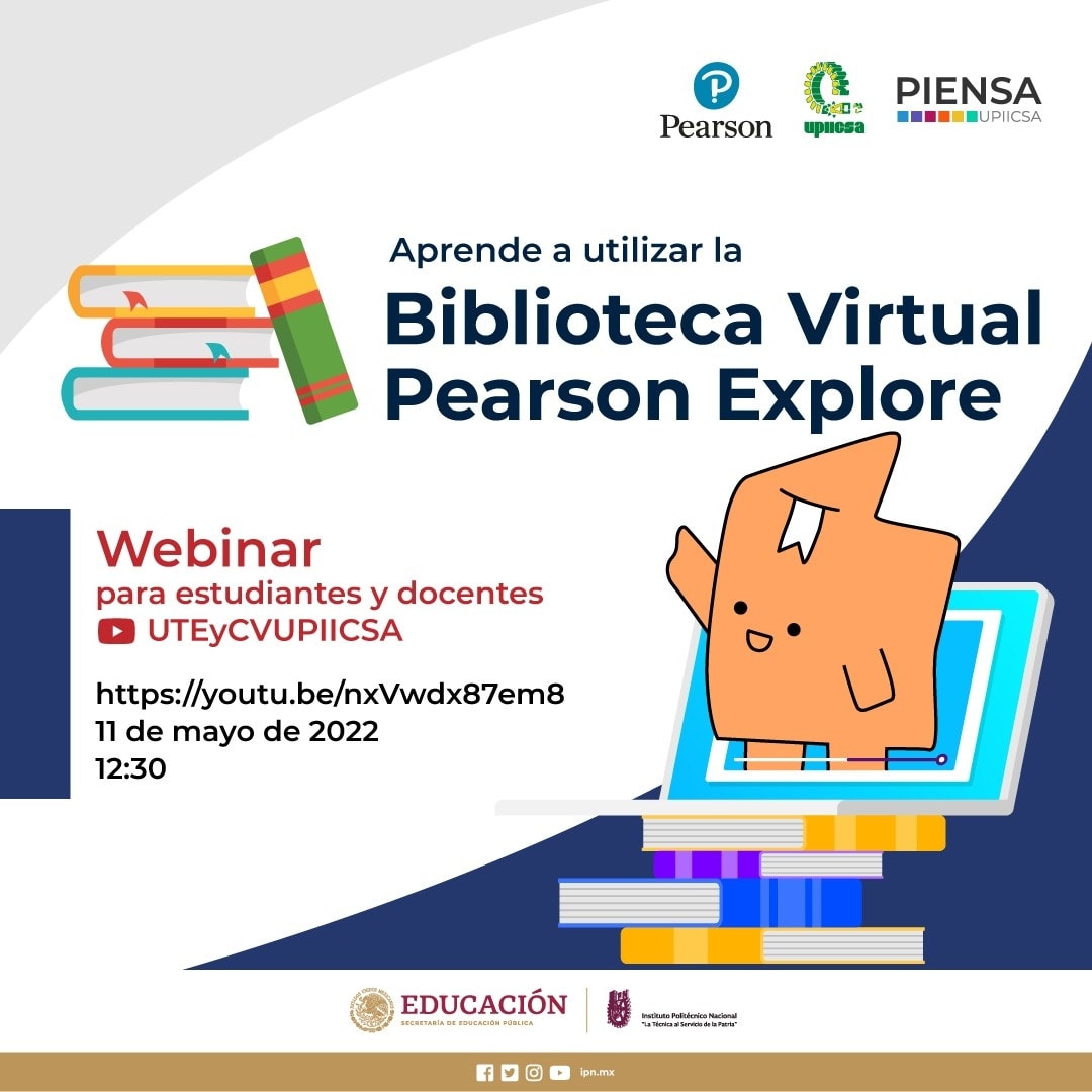 UPIICSA - Aprende a utilizar la Biblioteca Virtual Pearson...