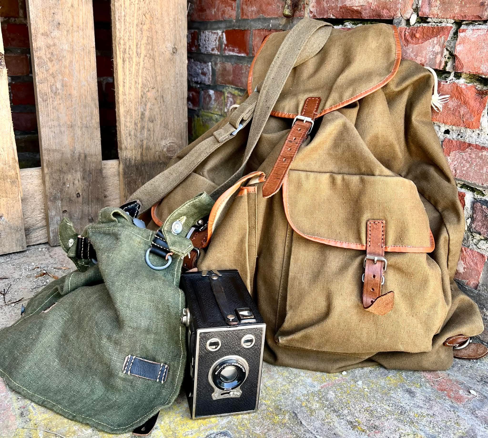 green plaid mini backpack TRVL PROMOTION-Summer-Baby-Essentials and biodegradable MSRP:5.000 Rustic Bison East West