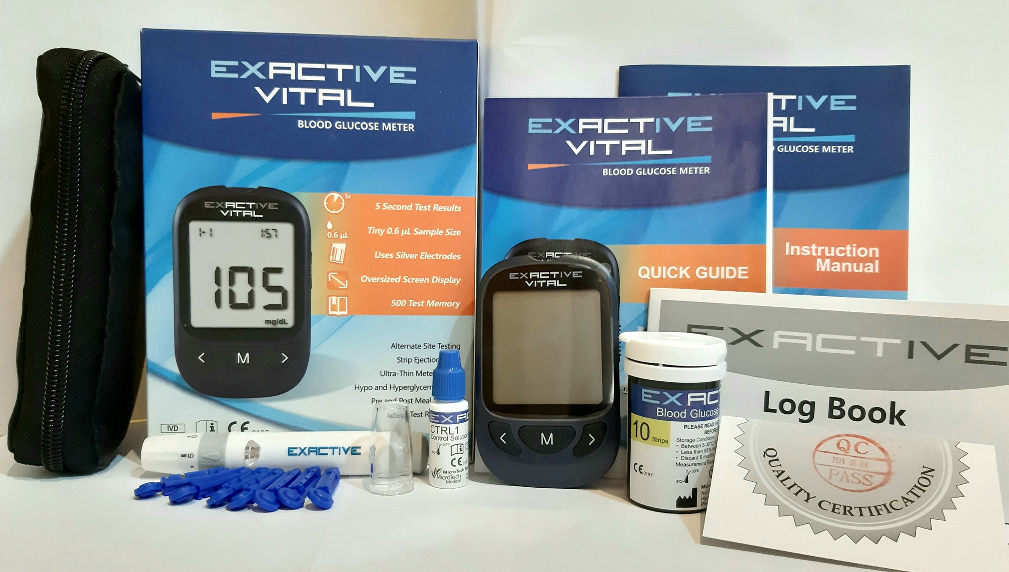 Exactive Vital Blood Glucose Monitoring Kit