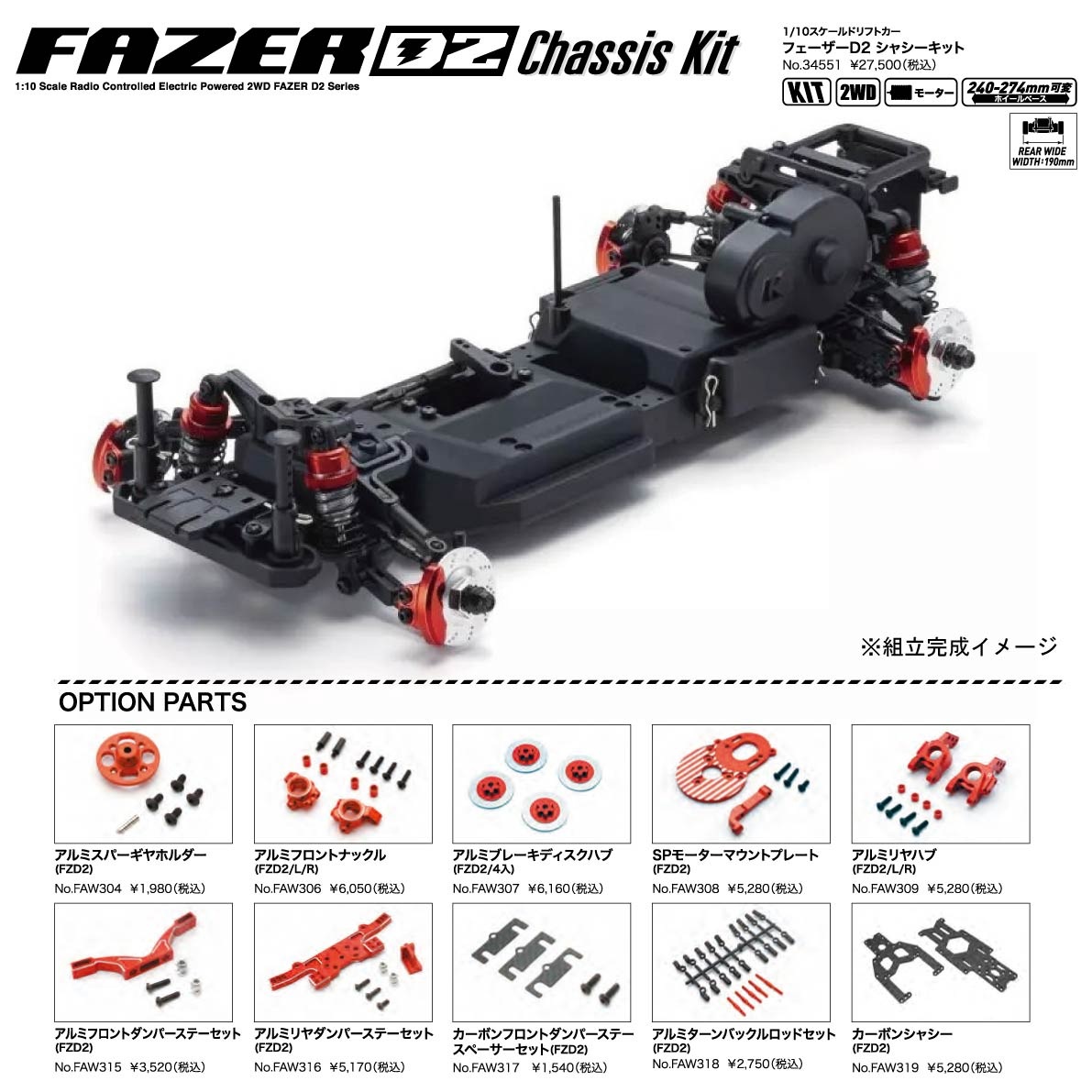 KYOSHO - 京商の伝統を継承する4WDレース用バギーの最新作「レーザー
