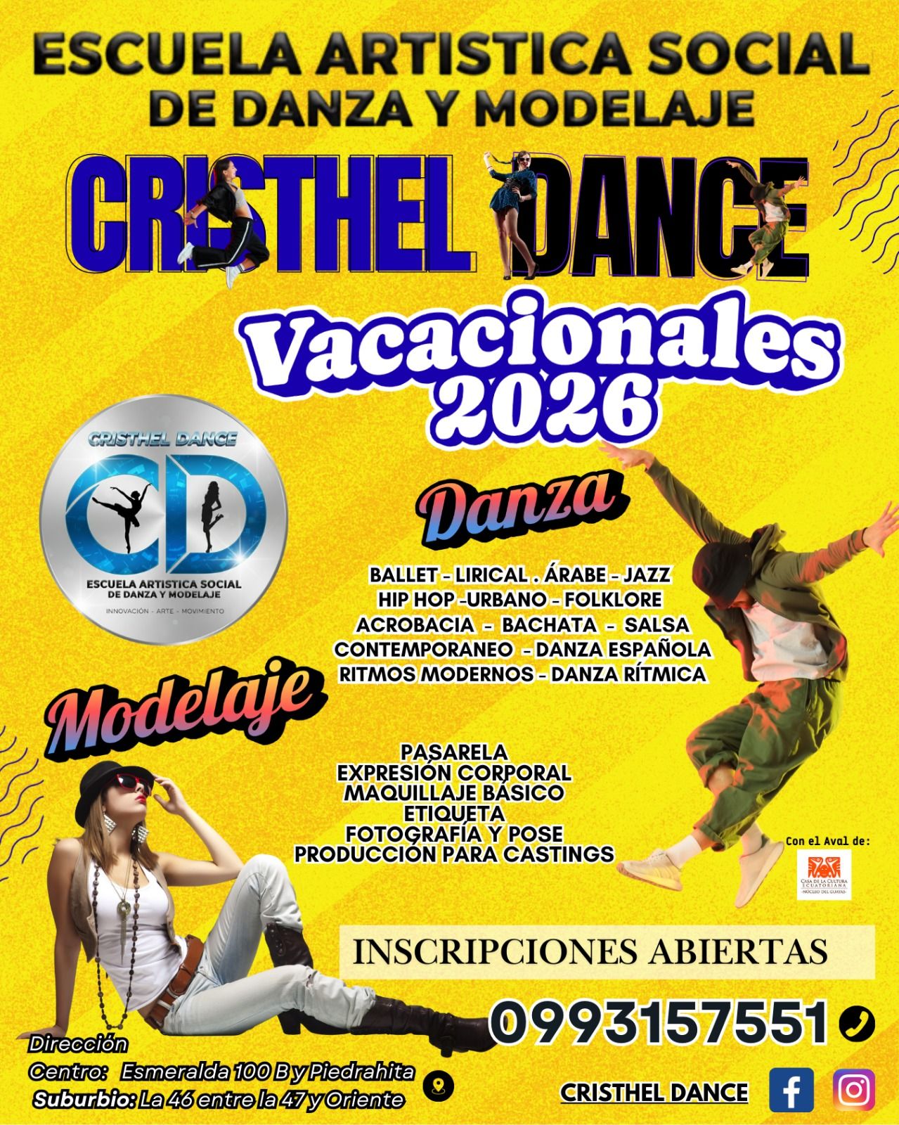 Arte - VACACIONALES 2026 DE CRISTHEL DANCE YA ESTÁN ABIERTAS LAS ...
