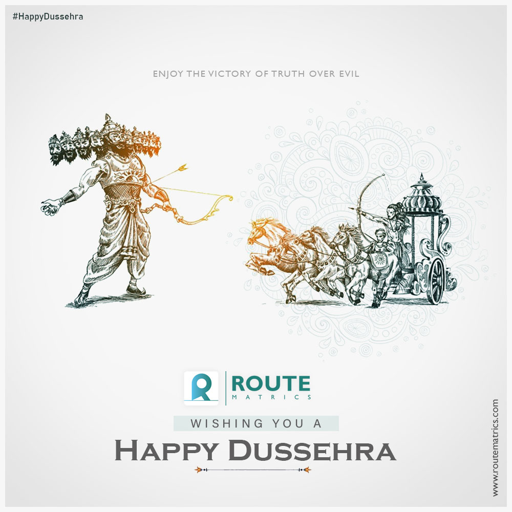 Routematrics - May the fire of Dussehra burn away all your tensions and ...