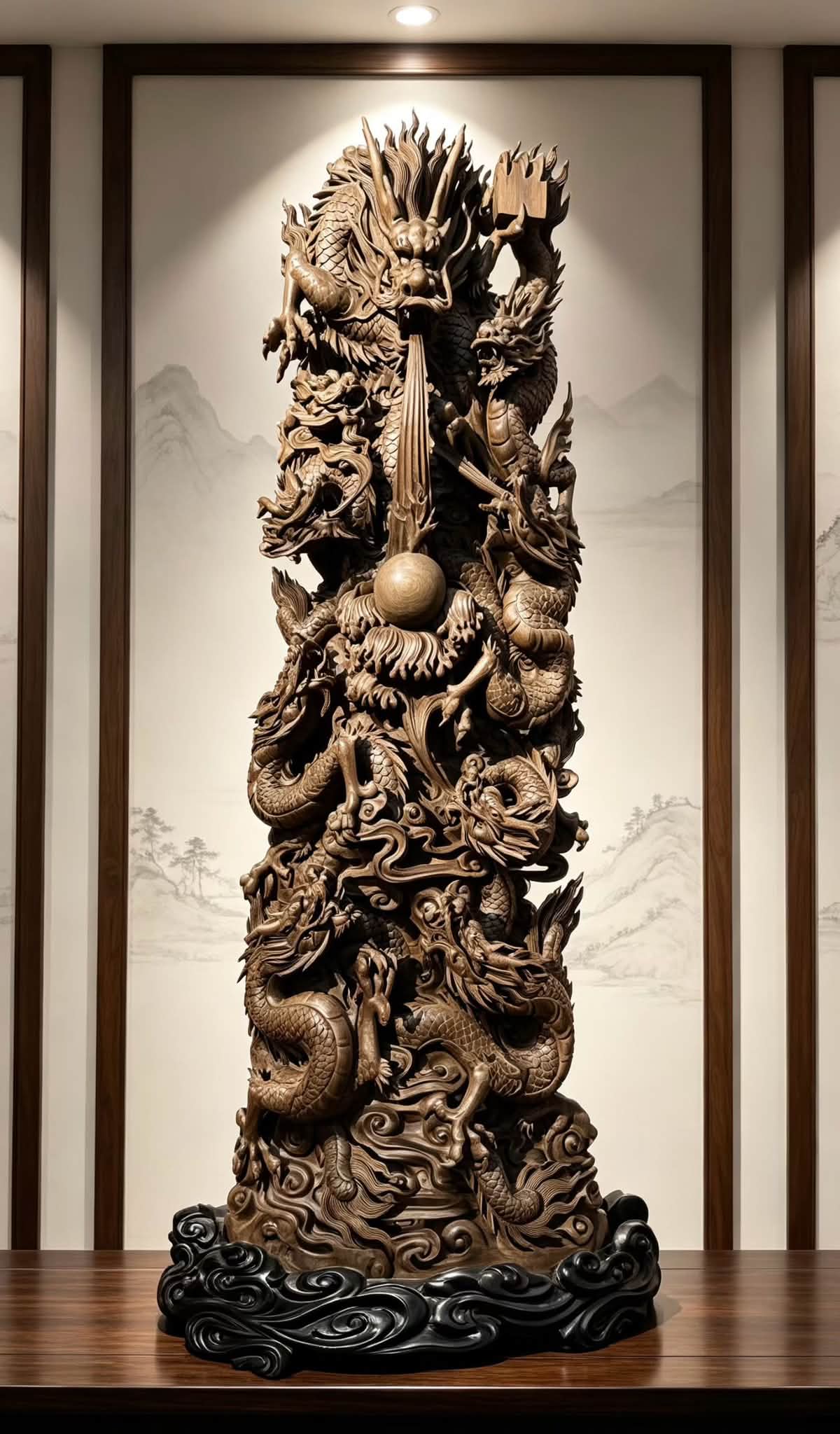 香樟木招财福猪多子多福诸事如意招财进宝，精工细刻，一体成型， 尺寸