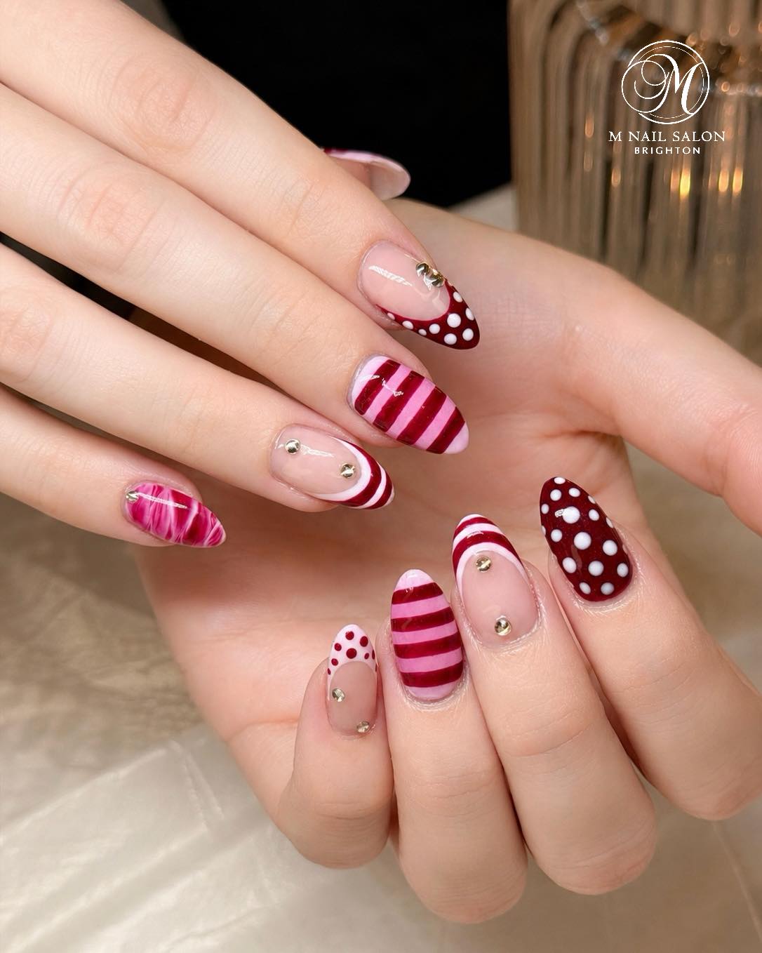 M NAIL - Valentine vibes, nail edition 💘💅 Done by Sheloz ___