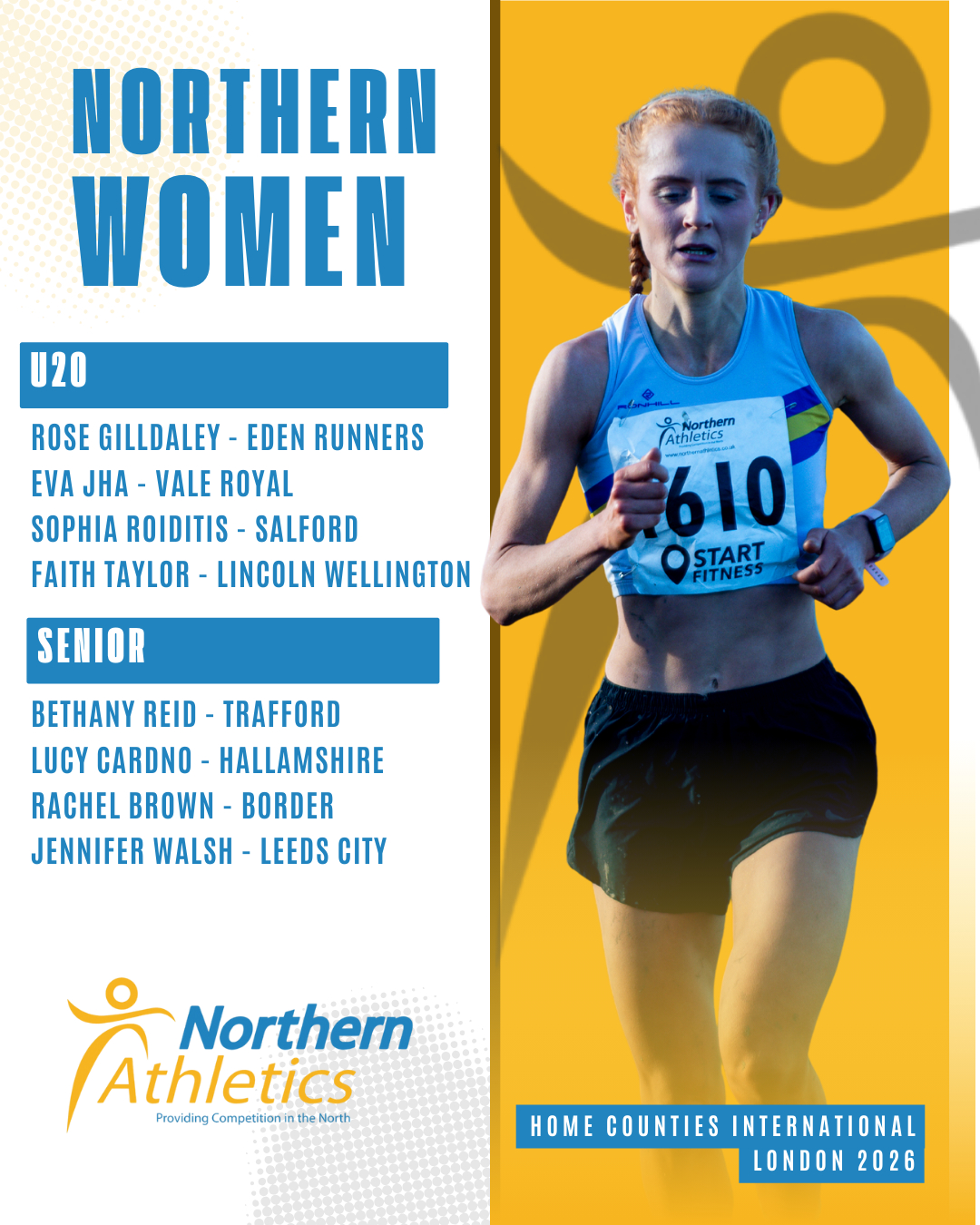‼️TEAM ANNOUNCEMENT‼️... - Northern Athletics | Facebook