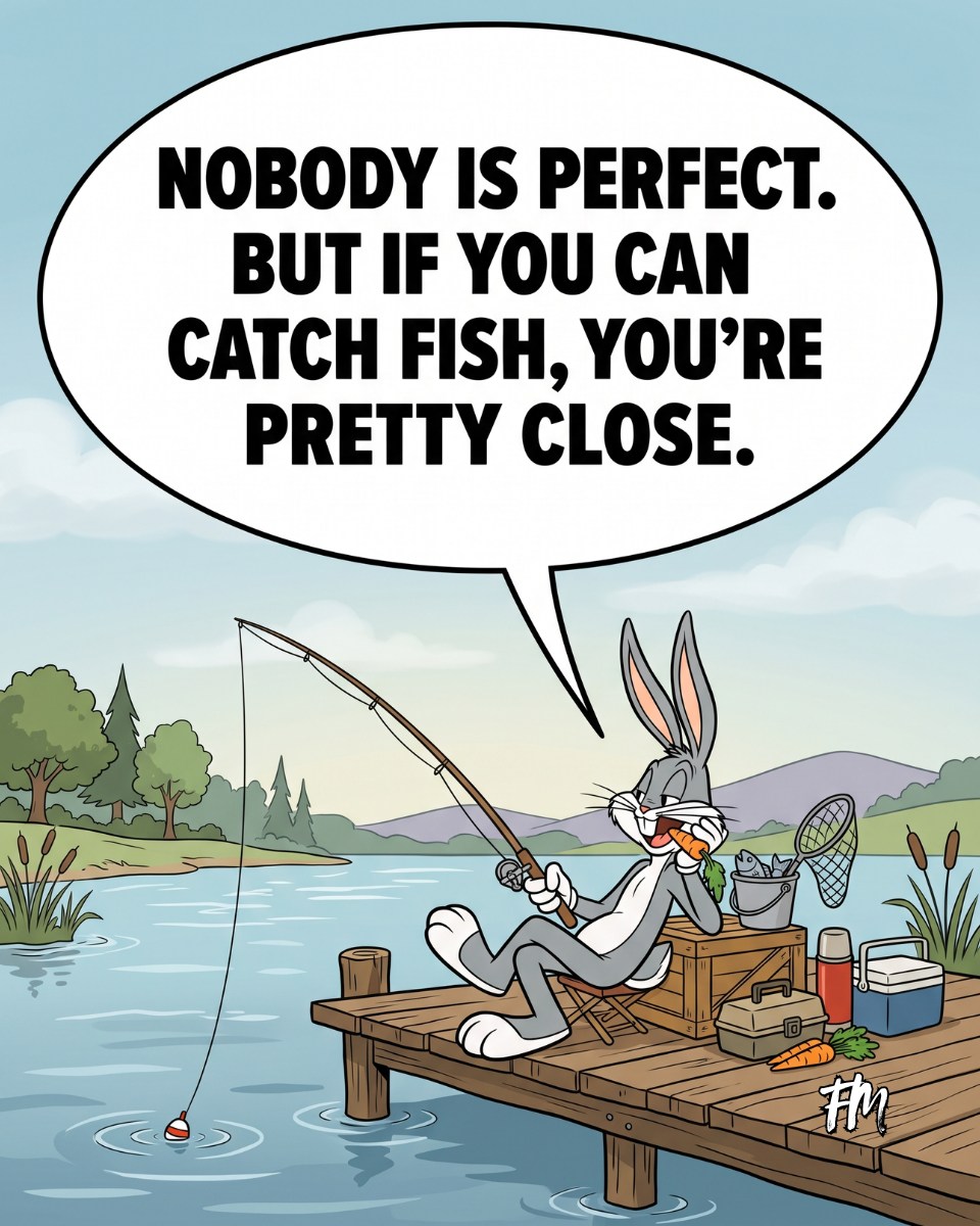 are you a fish cuz you're a reel catch Youre Pop-Up Card Fishmasters - Nobody is perfect.