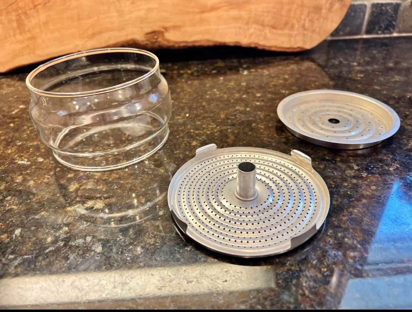 Vintage Pyrex Flameware 6-cup Coffee Percolator Replacement glass ...