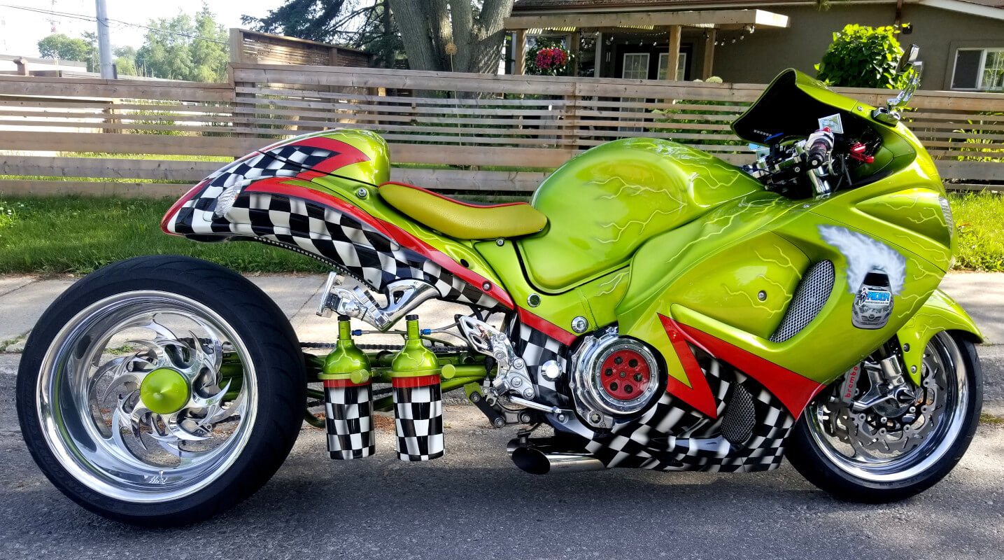 Where to find a custom Hayabusa motorcycle for sale?