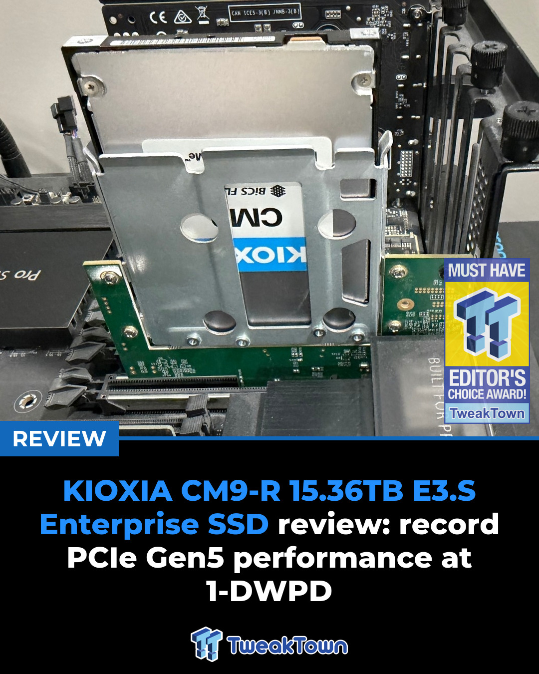 新品Cori3 10100/8G/SSD256+500G/Ofice2019HB KIOXIA's CM9-R 15.36TB E3.S PCIe Gen5 SSD set new lab records for