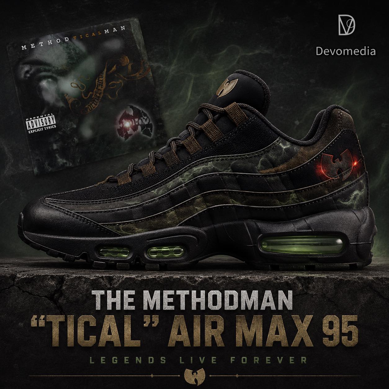 The Method Man “Tical” Air Max 95 concept 🤔 #tical #methodman
