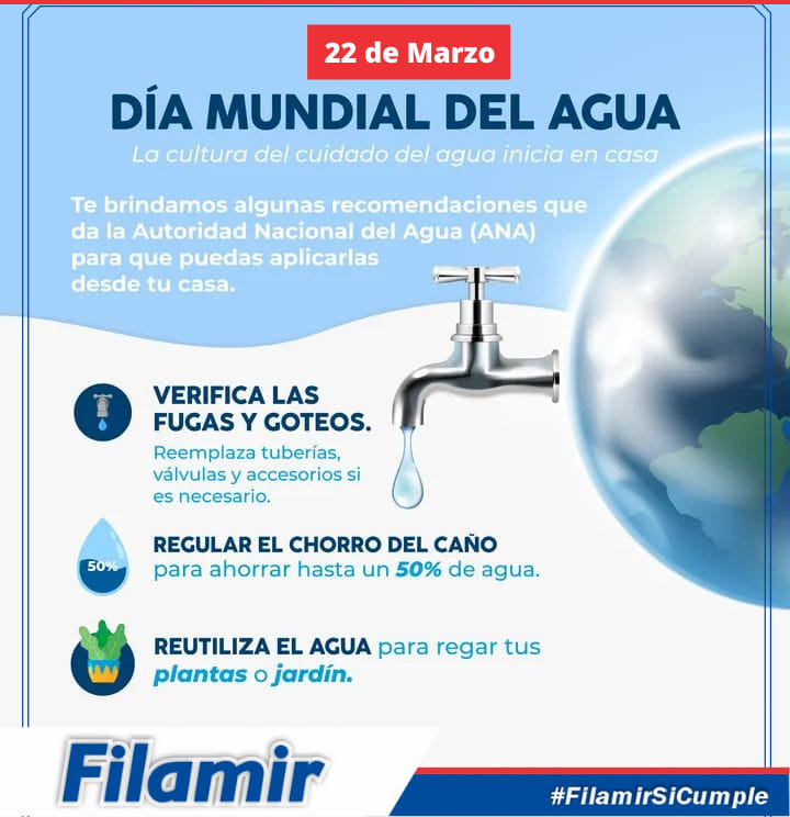 #22DEMARZO - DIA MUNDIAL DEL AGUA 🌎💦... - Filamir Contreras | Facebook