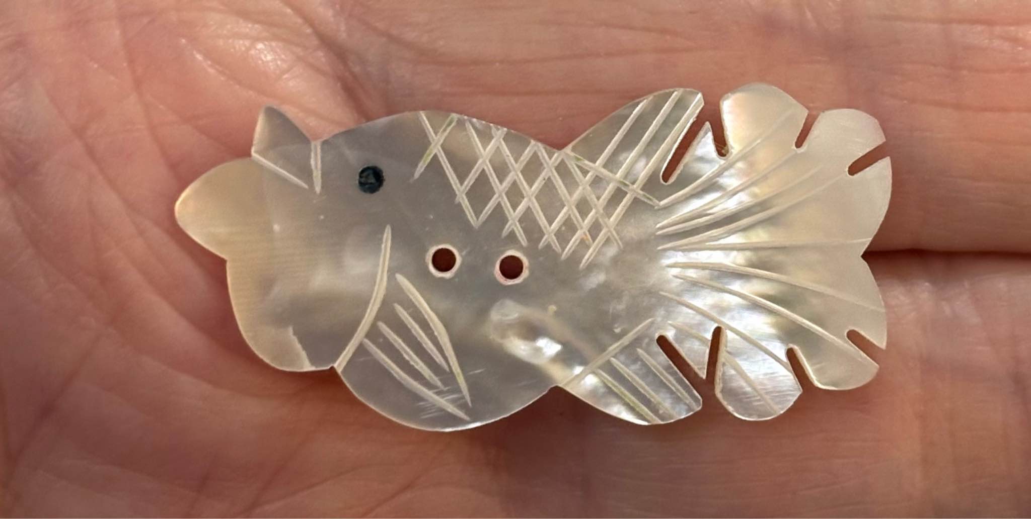 black lacquer box mop inlay koi fish Jewelry with Mother-of-Pearl 4 Chinese Asian Black Lacquer