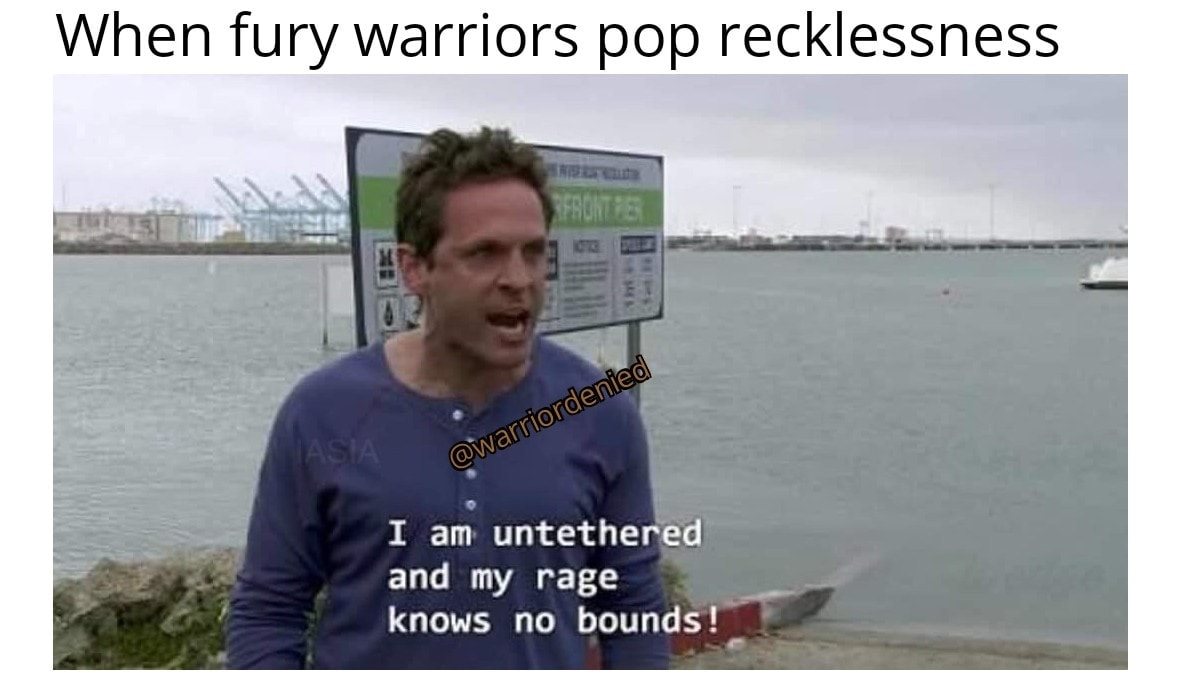 Not enough rage