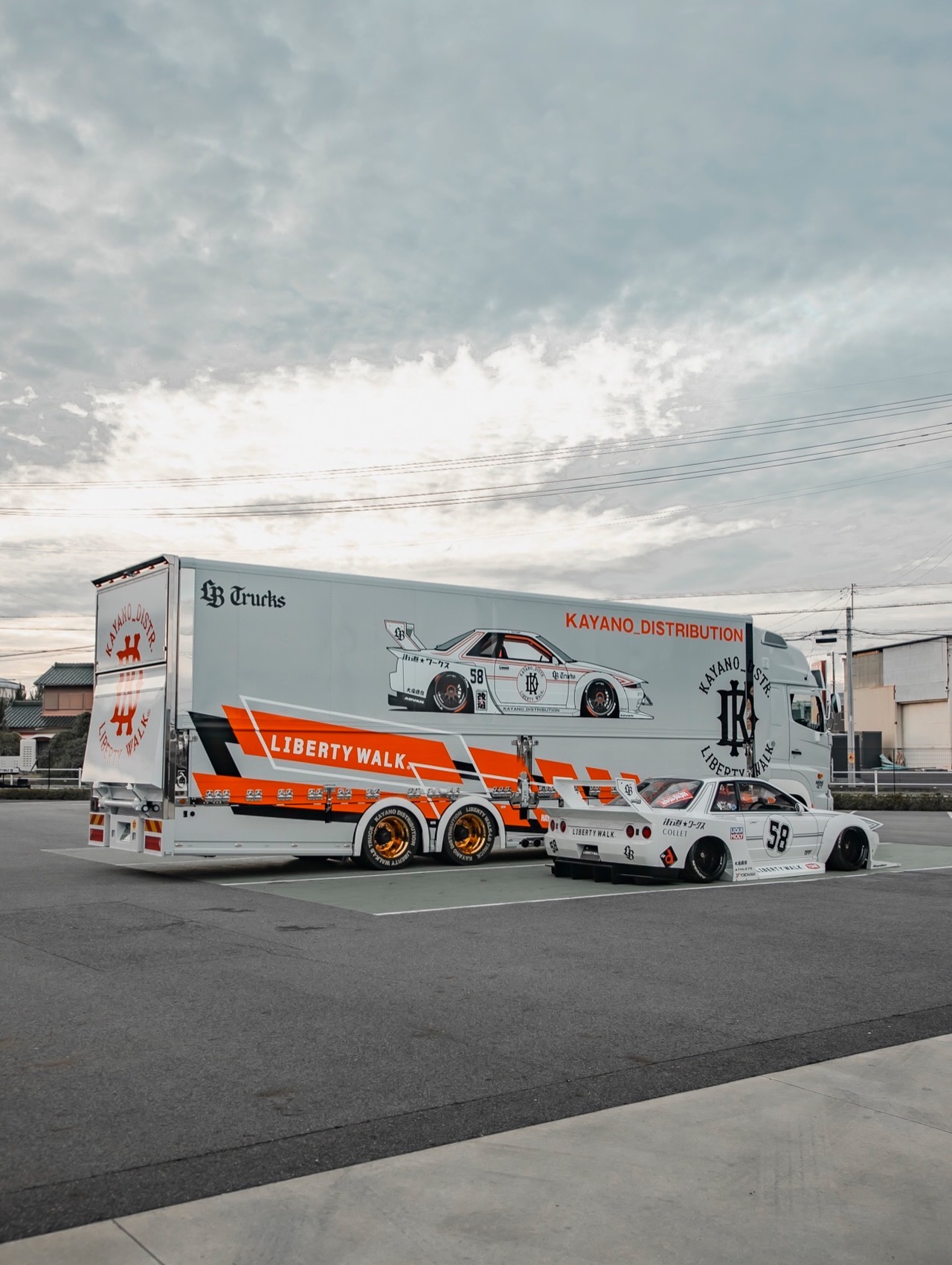 LIBERTY WALK®︎ LB-TRUCKS HINO PROFIA New Design 🆕🟧 Car for 有限