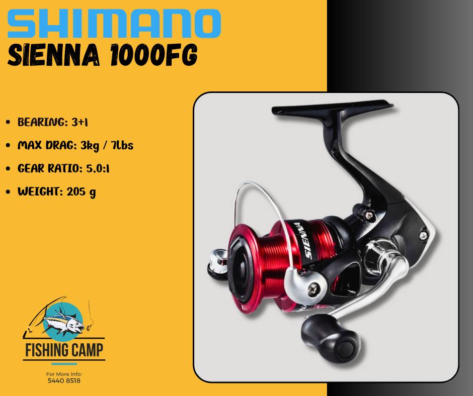 shimano sienna 1000 rear drag not in plastic Shimano Sienna RE Spinning Reels