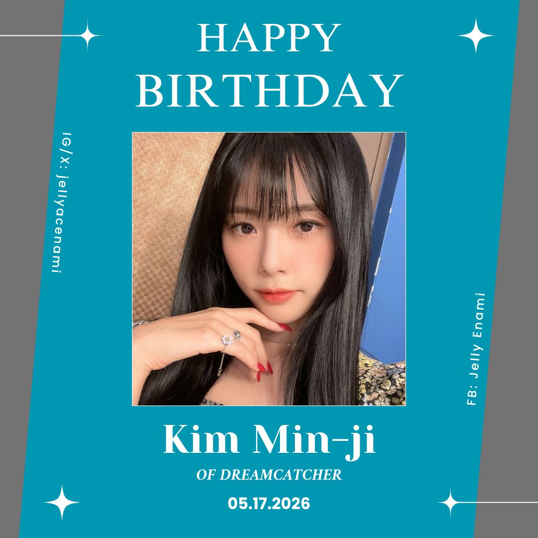 Happy 32nd Birthday to DREAMCATCHER's Kim Min-ji aka JiU 🥳🎉