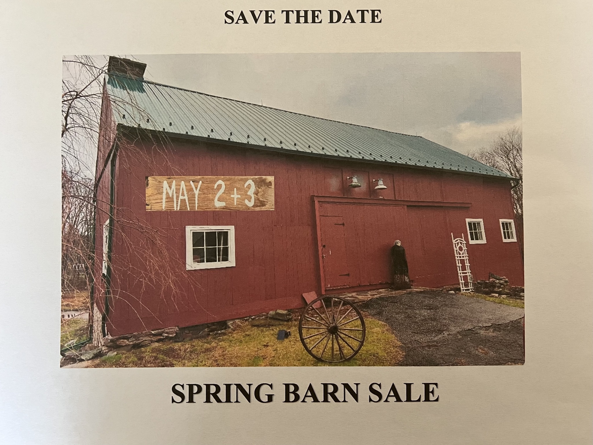 Spring Barn Sale