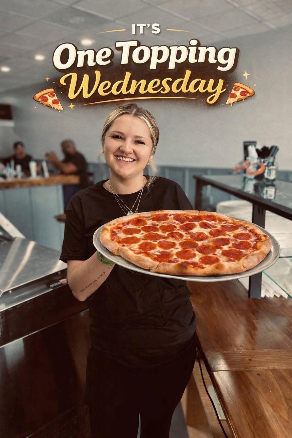 Zios Pizza Wednesday deal: $15.95 large 1-topping pizza in North Port
