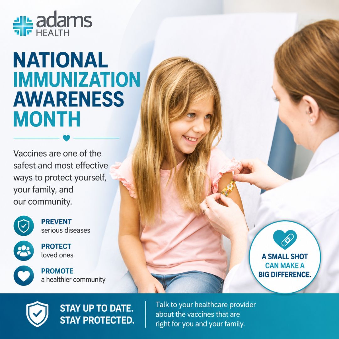 August is National Immunization Awareness Month: Stay Protected with Recommended Vaccines