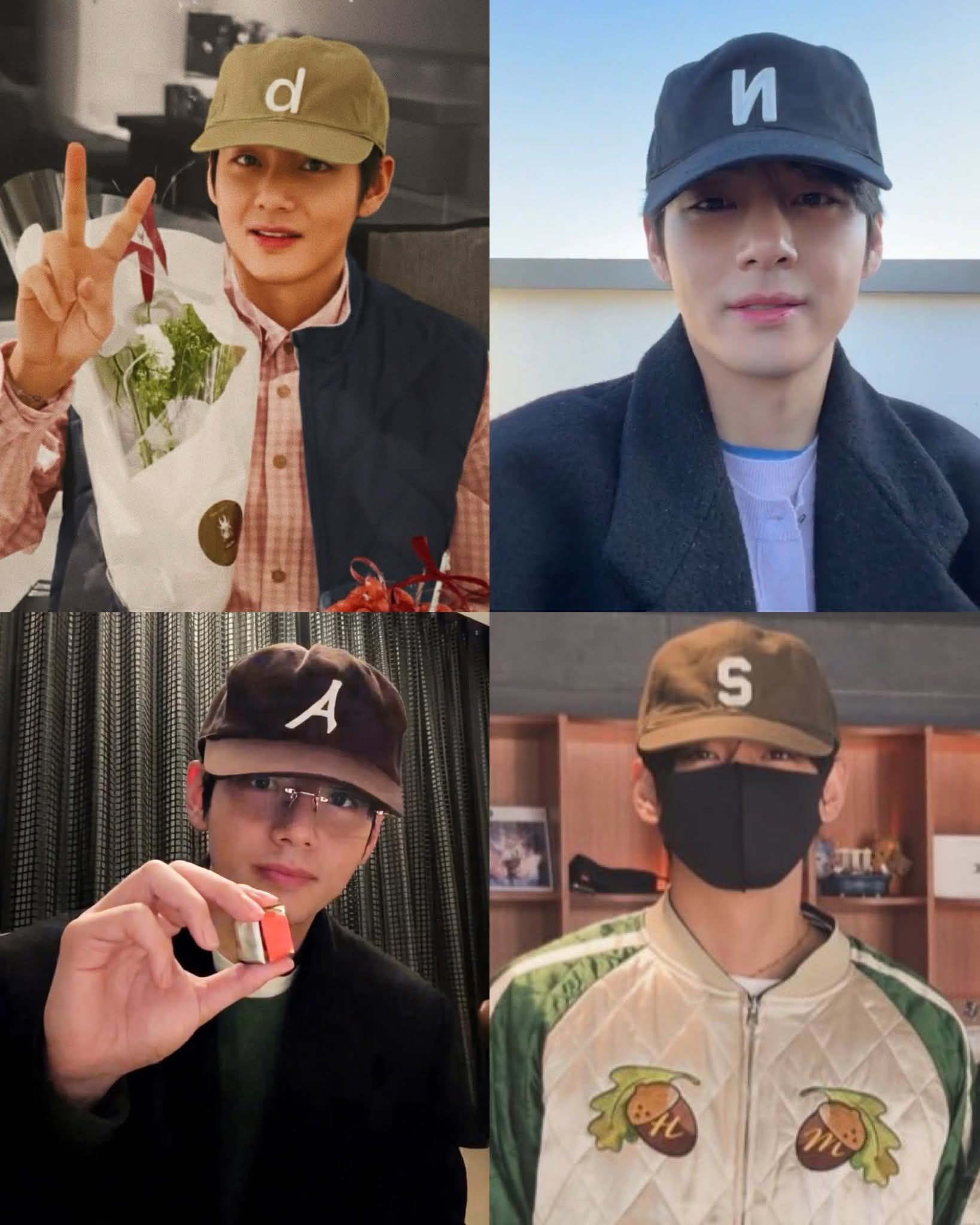 Bts fan collecting alphabet caps