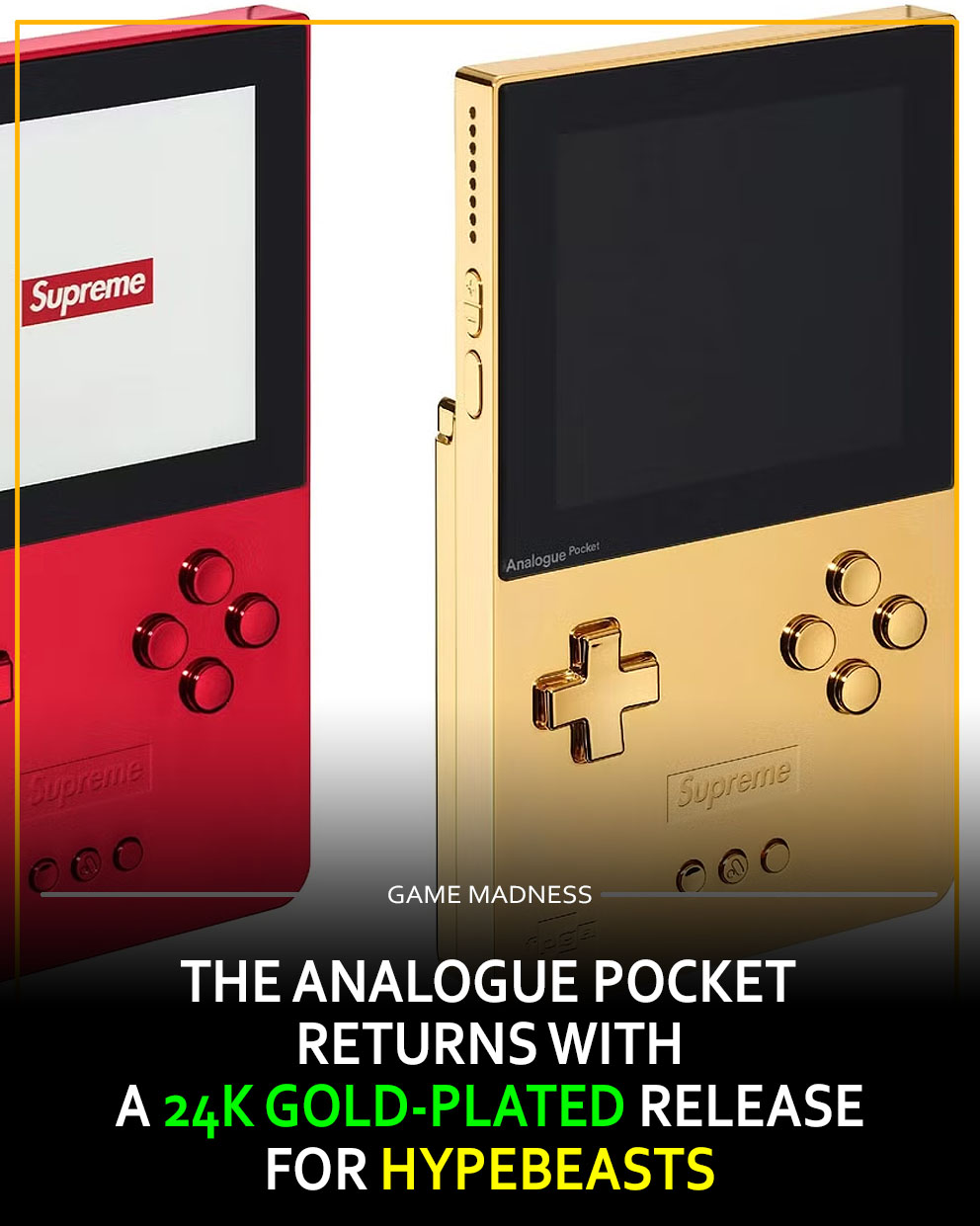 Analogue partnered with iconic streetwear brand Supreme for an