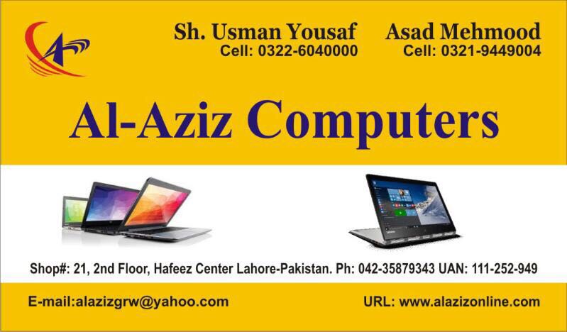 Al AZIZ Computers | Lahore