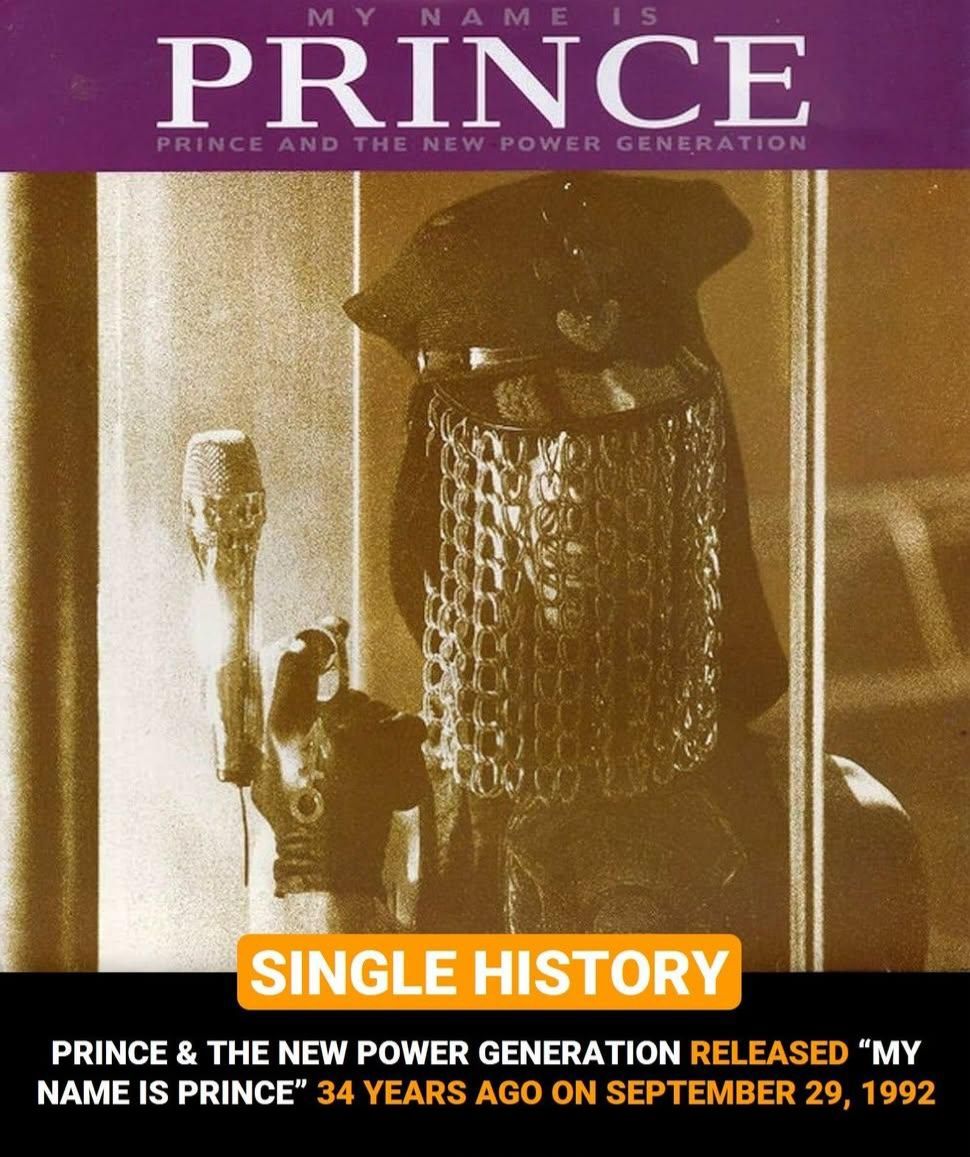 Prince & The New Power Generation released 'My Name Is Prince