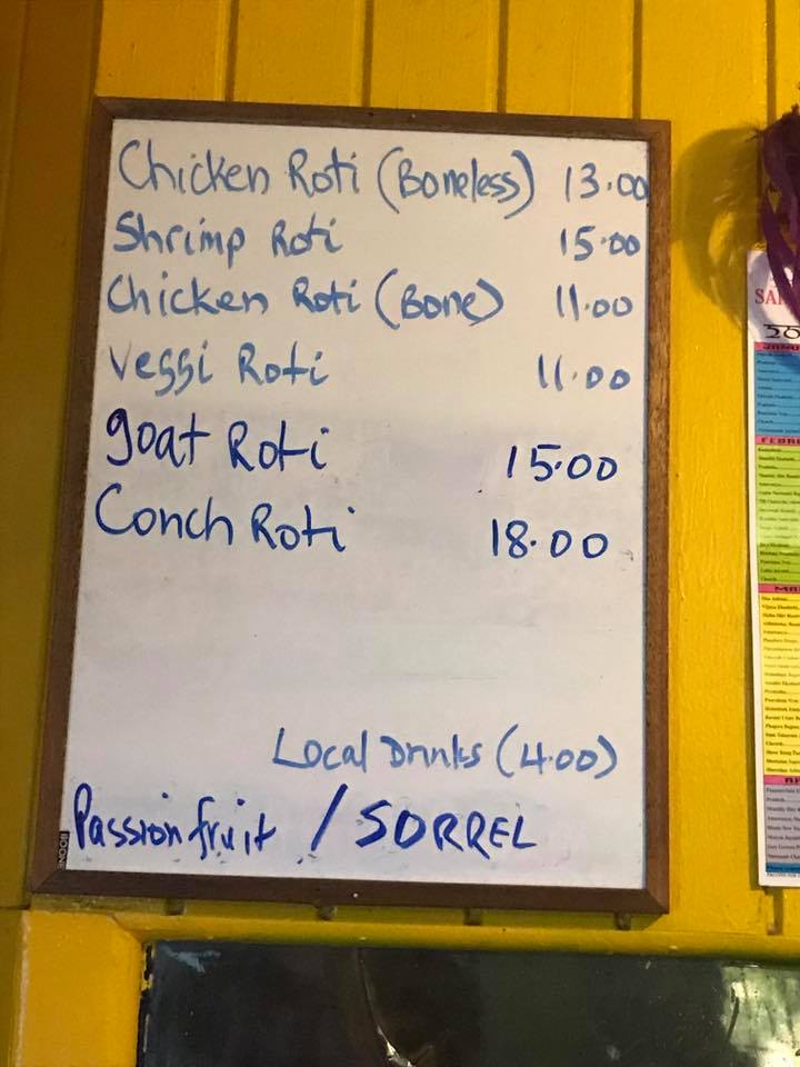 Roti Palace | Charlotte Amalie US Virgin Islands