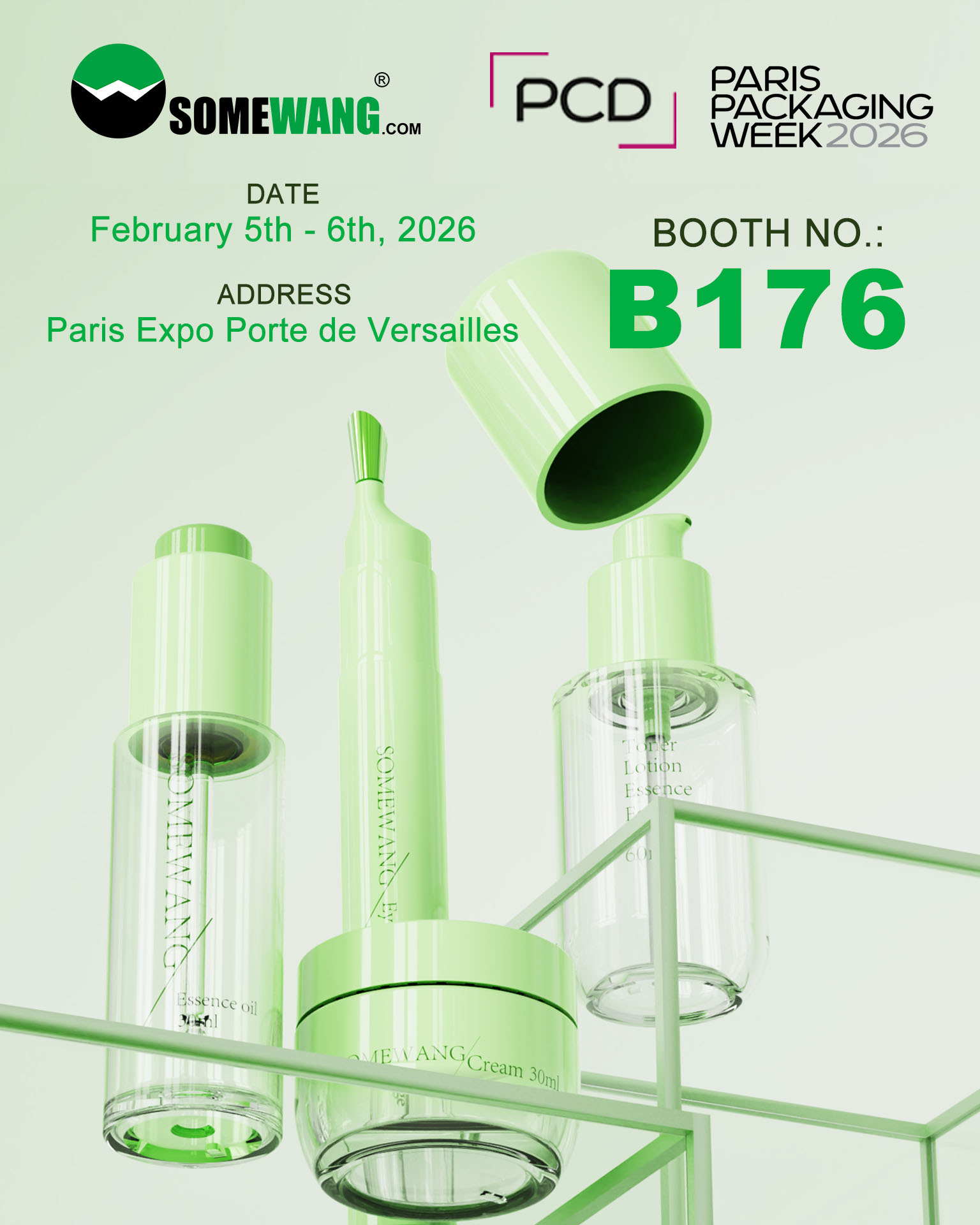 Somewang showcases luxury cosmetic packaging at PCD Paris 2026